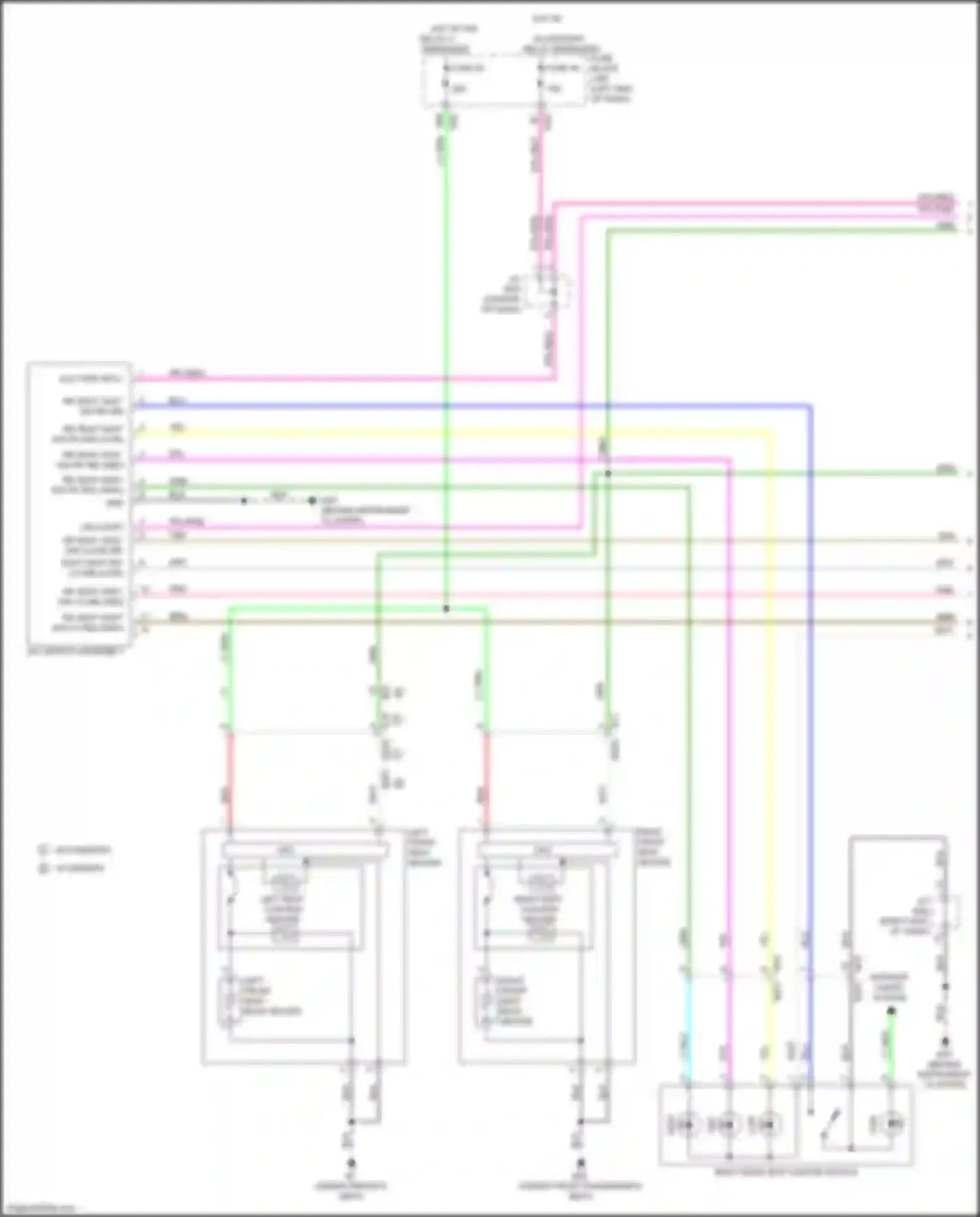 Qashqai Nissan III (2021-2024): Heated seats circuit (1 of 2)