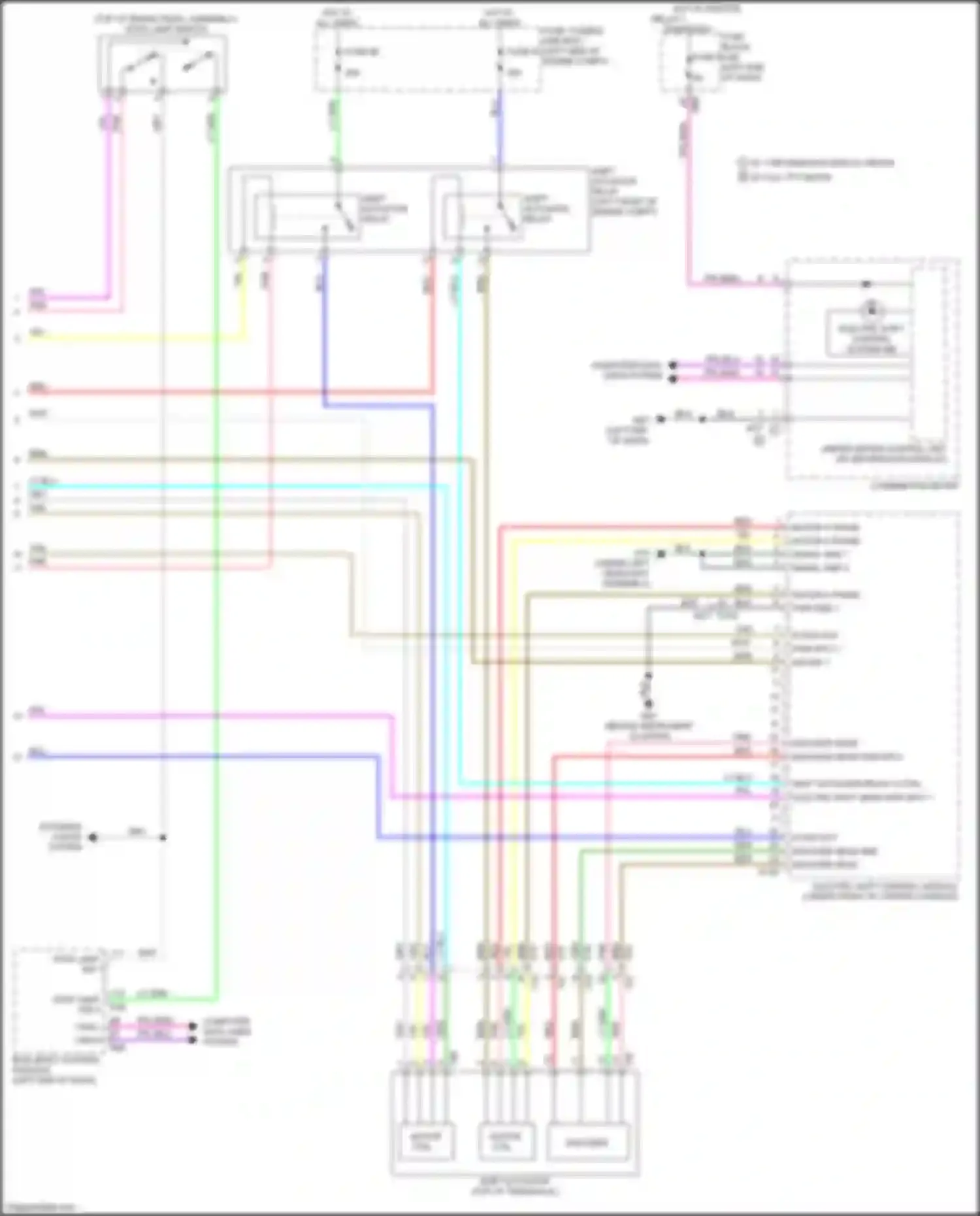 Qashqai Nissan III (2021-2024): Shift interlock circuit (2 of 2)