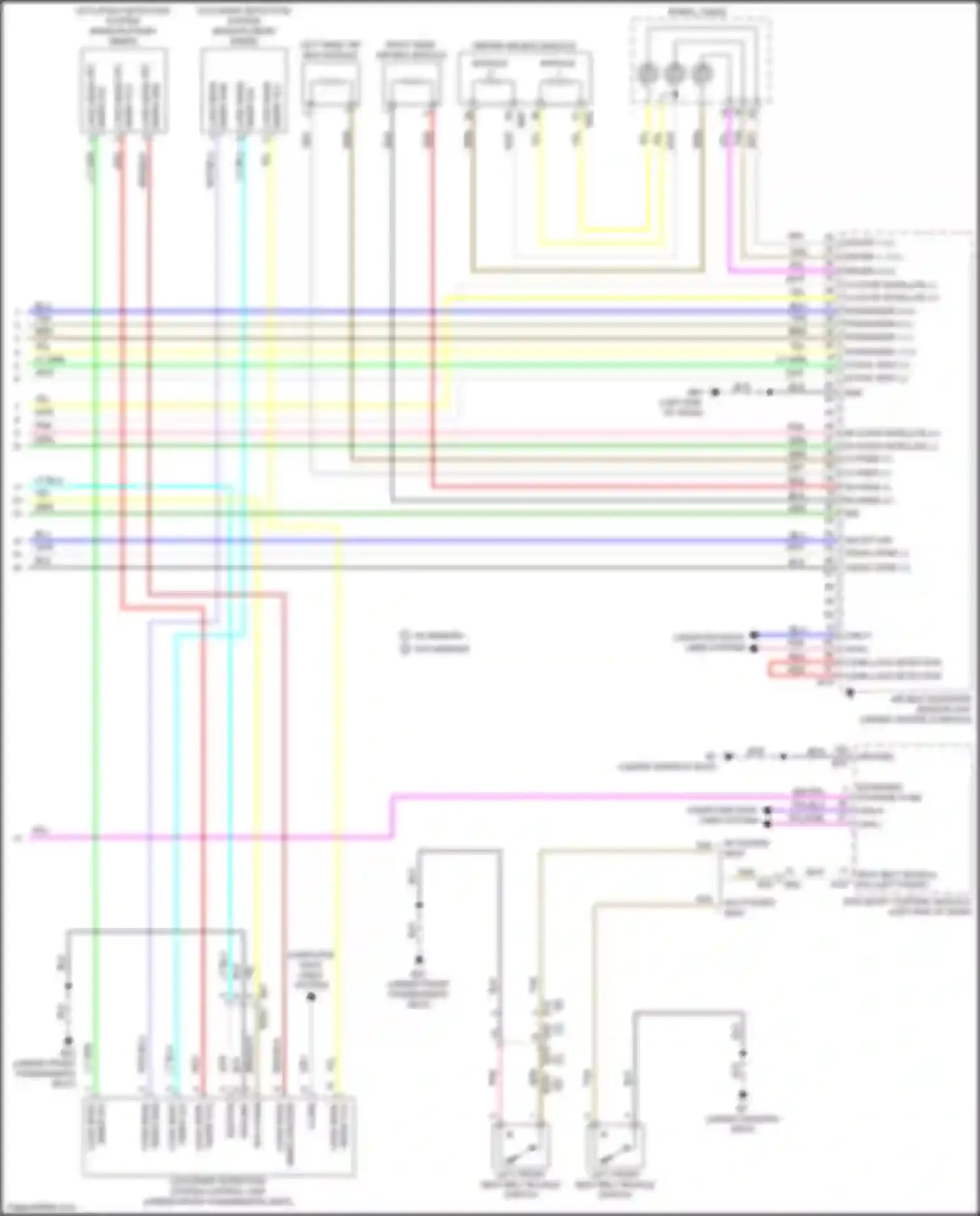 Qashqai Nissan III (2021-2024): Supplemental restraints circuit (4 of 4)
