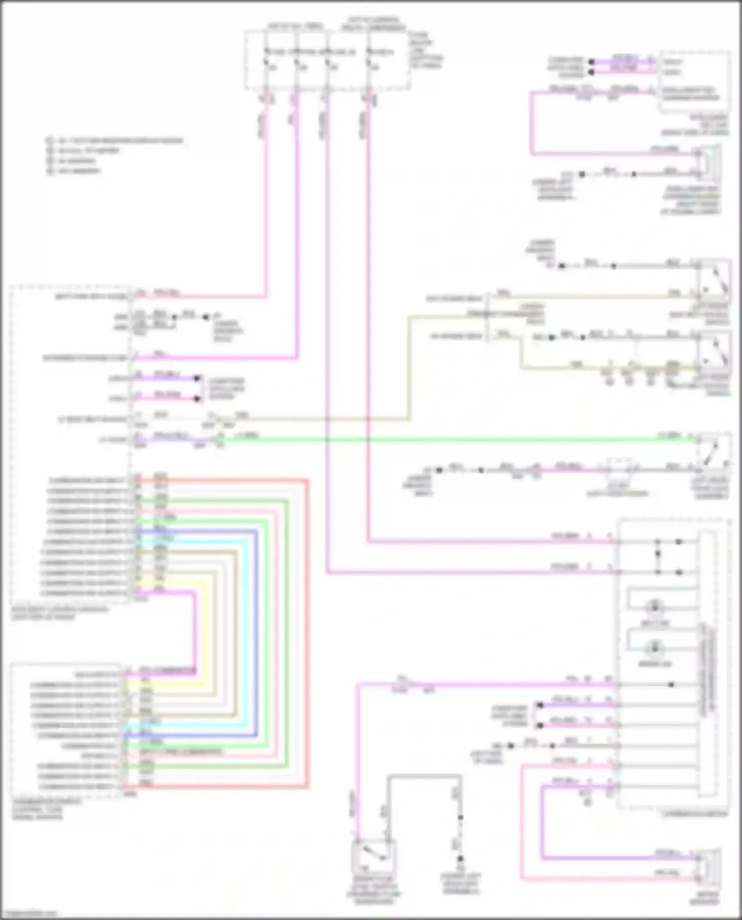 Qashqai Nissan III (2021-2024): Chime circuit