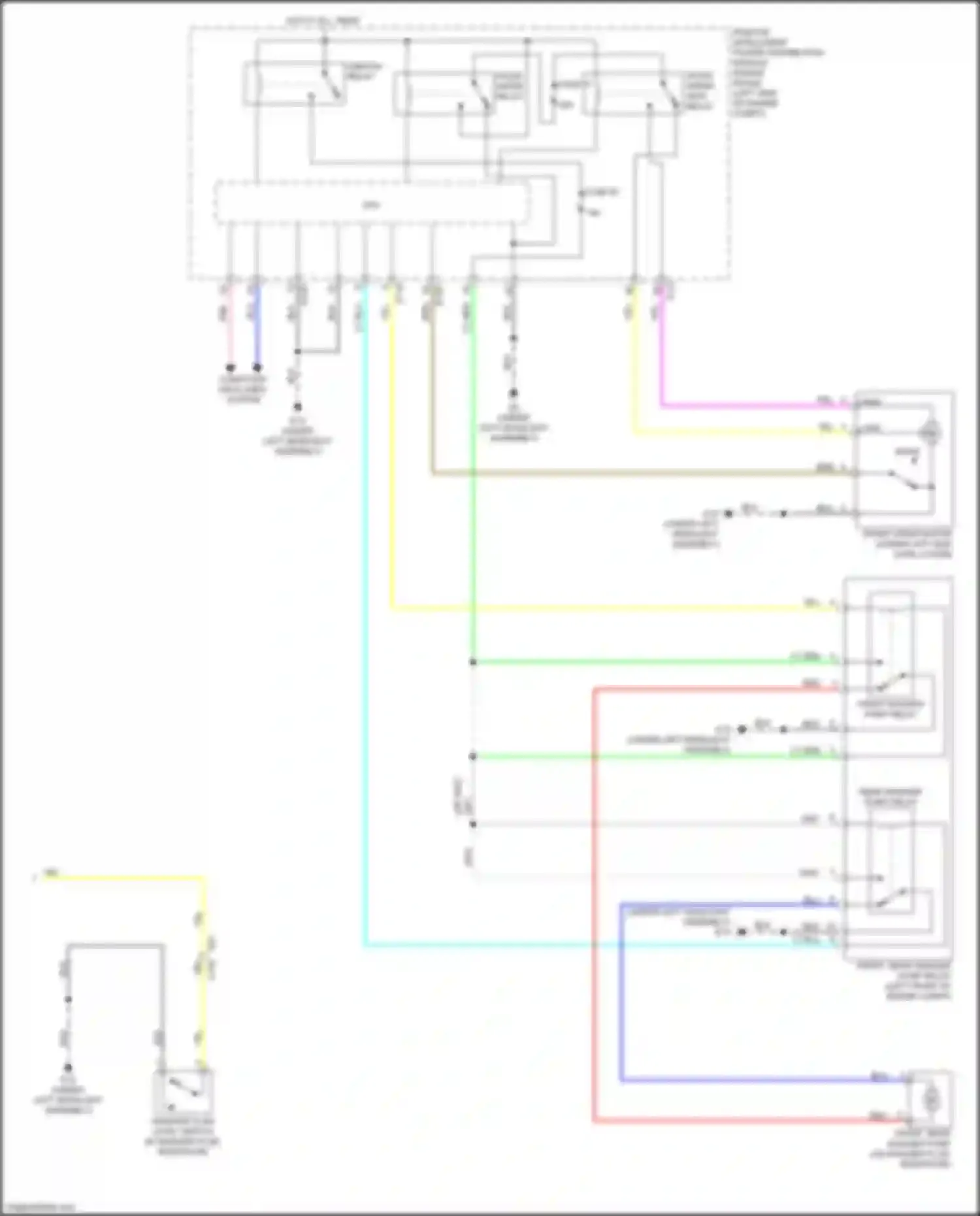Qashqai Nissan III (2021-2024): Front wiper/washer circuit (2 of 2)