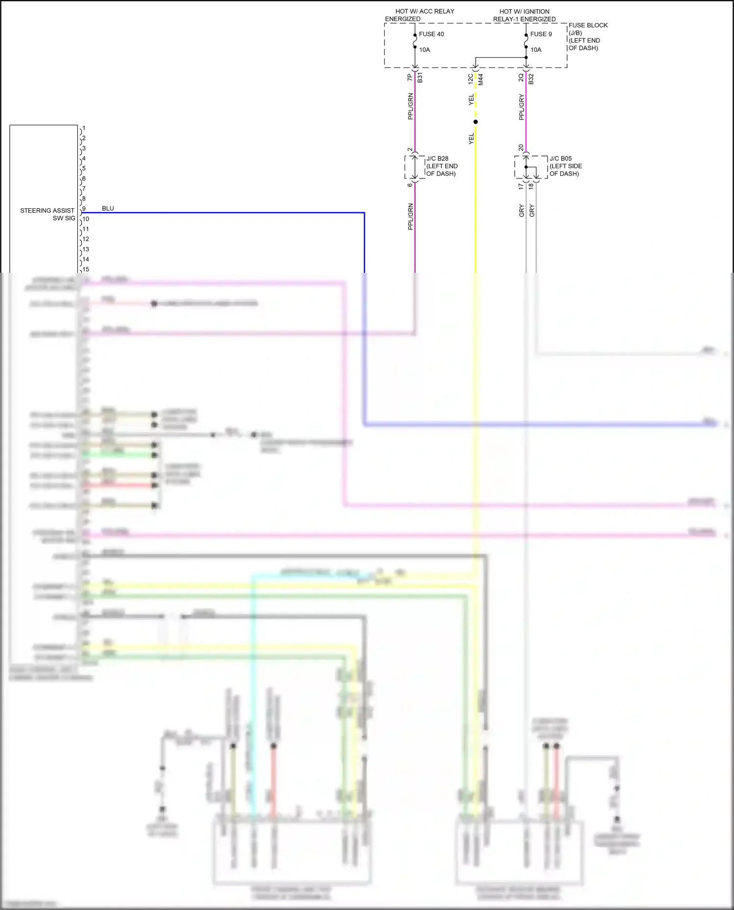 Wiring diagram computer data lines system for Nissan Qashqai III (2021-2024) (12 of 88)