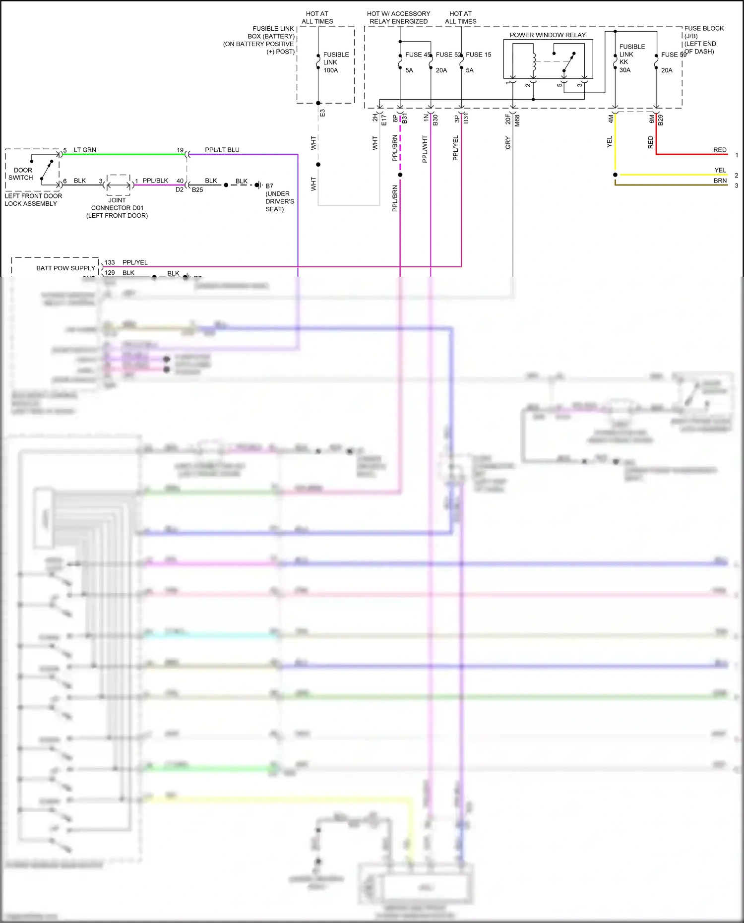 Wiring diagram computer data lines system for Nissan Qashqai III (2021-2024) (70 of 88)