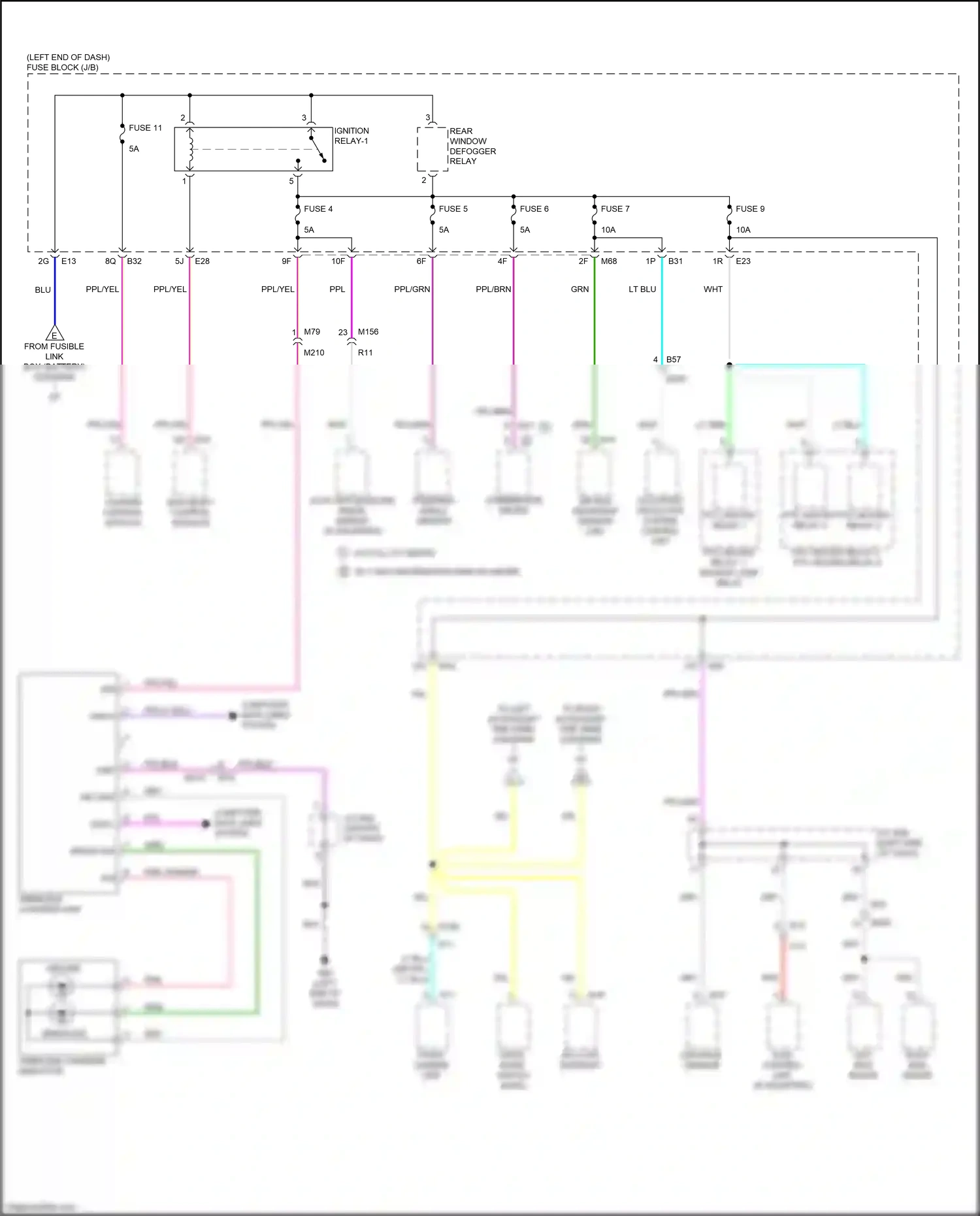 Wiring diagram computer data lines system for Nissan Qashqai III (2021-2024) (68 of 88)