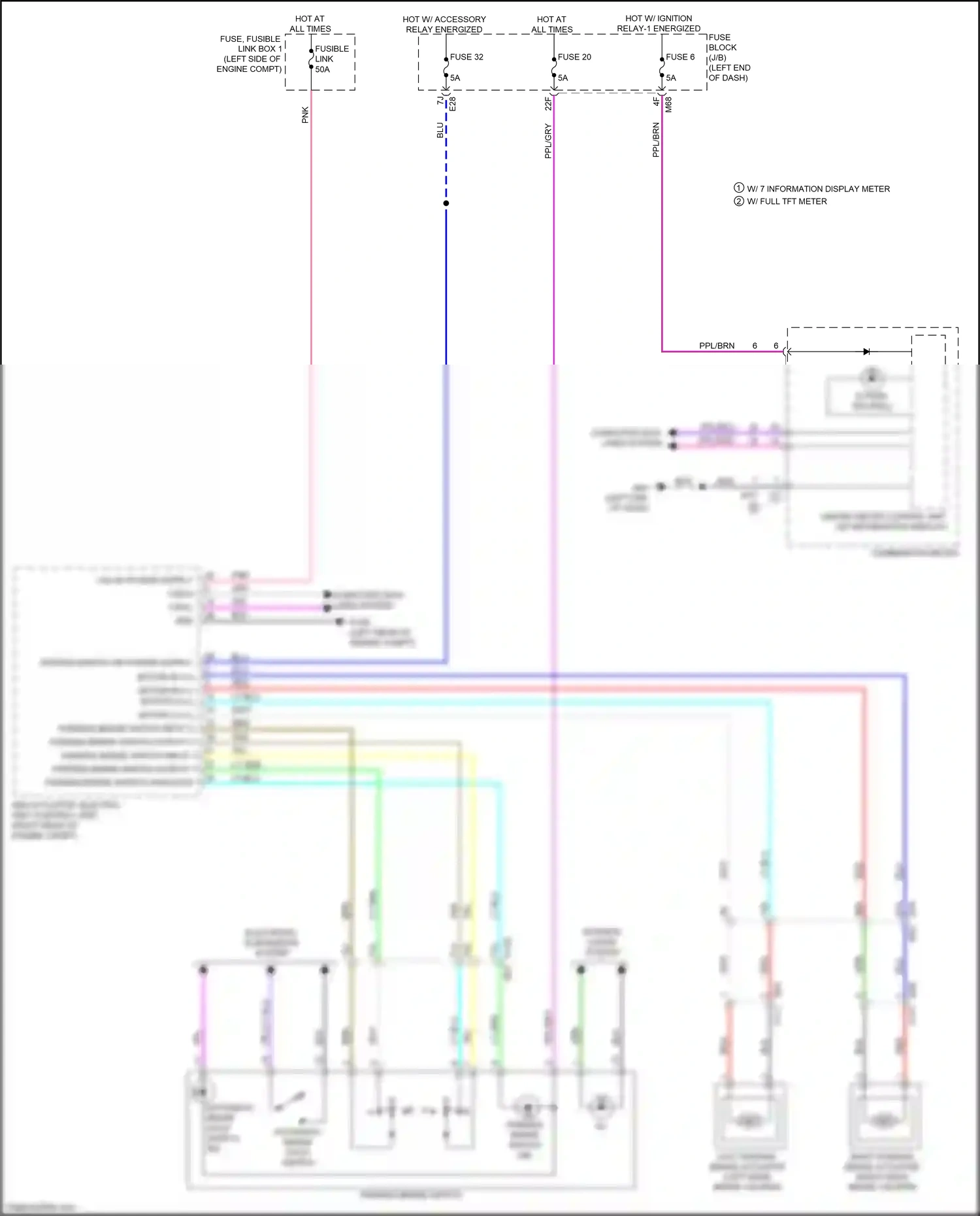 Wiring diagram computer data lines system for Nissan Qashqai III (2021-2024) (50 of 88)