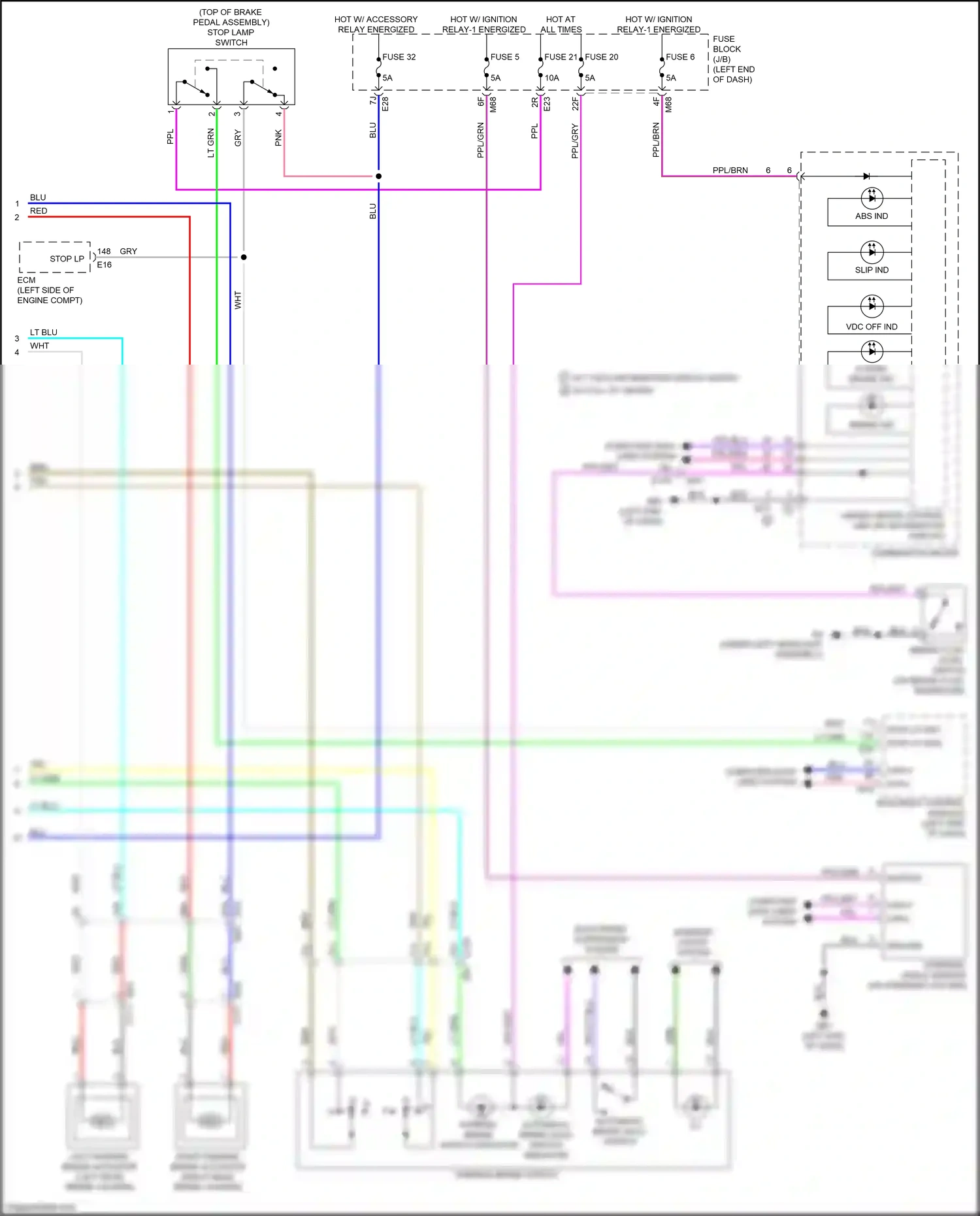 Wiring diagram computer data lines system for Nissan Qashqai III (2021-2024) (22 of 88)