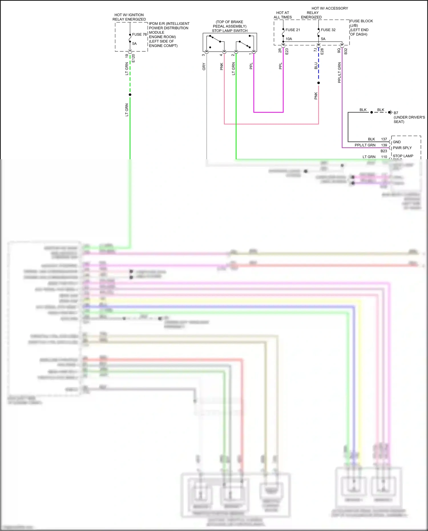 Wiring diagram computer data lines system for Nissan Qashqai III (2021-2024) (44 of 88)