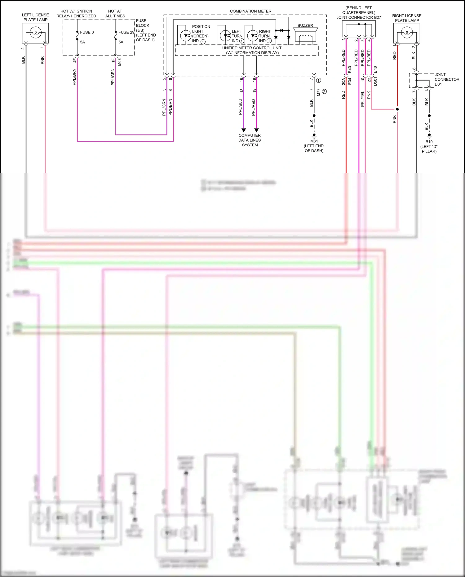 Wiring diagram control module for Nissan Qashqai III (2021-2024) (2 of 2)