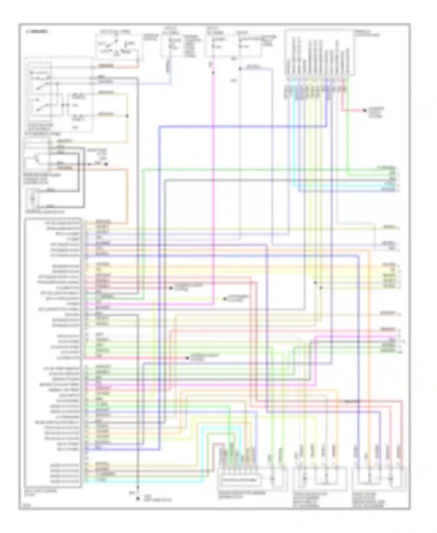 Quest Nissan I (1992-1998): A/c circuit, auto a/c (1 of 2)