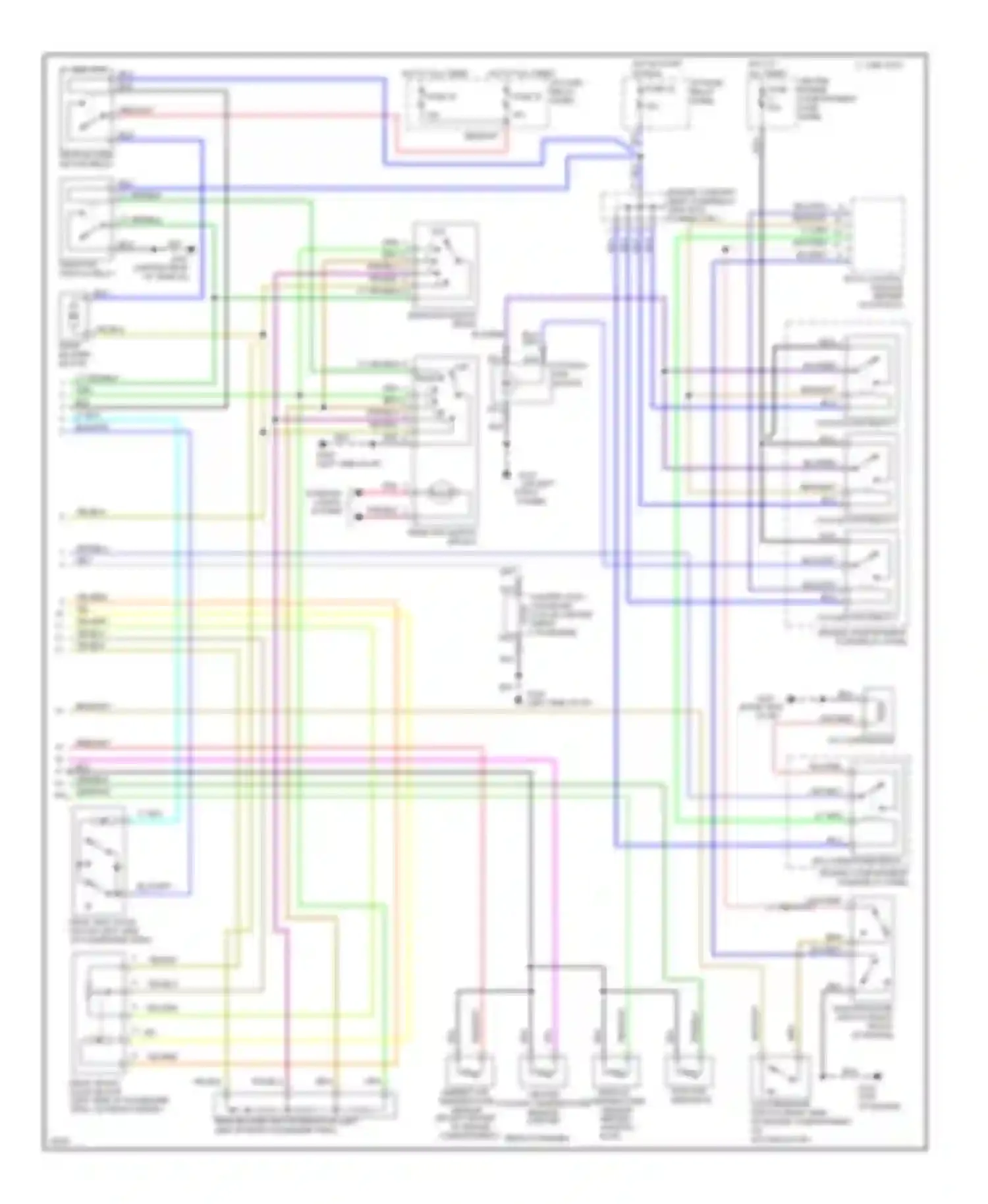 Quest Nissan I (1992-1998): A/c circuit, auto a/c (2 of 2)