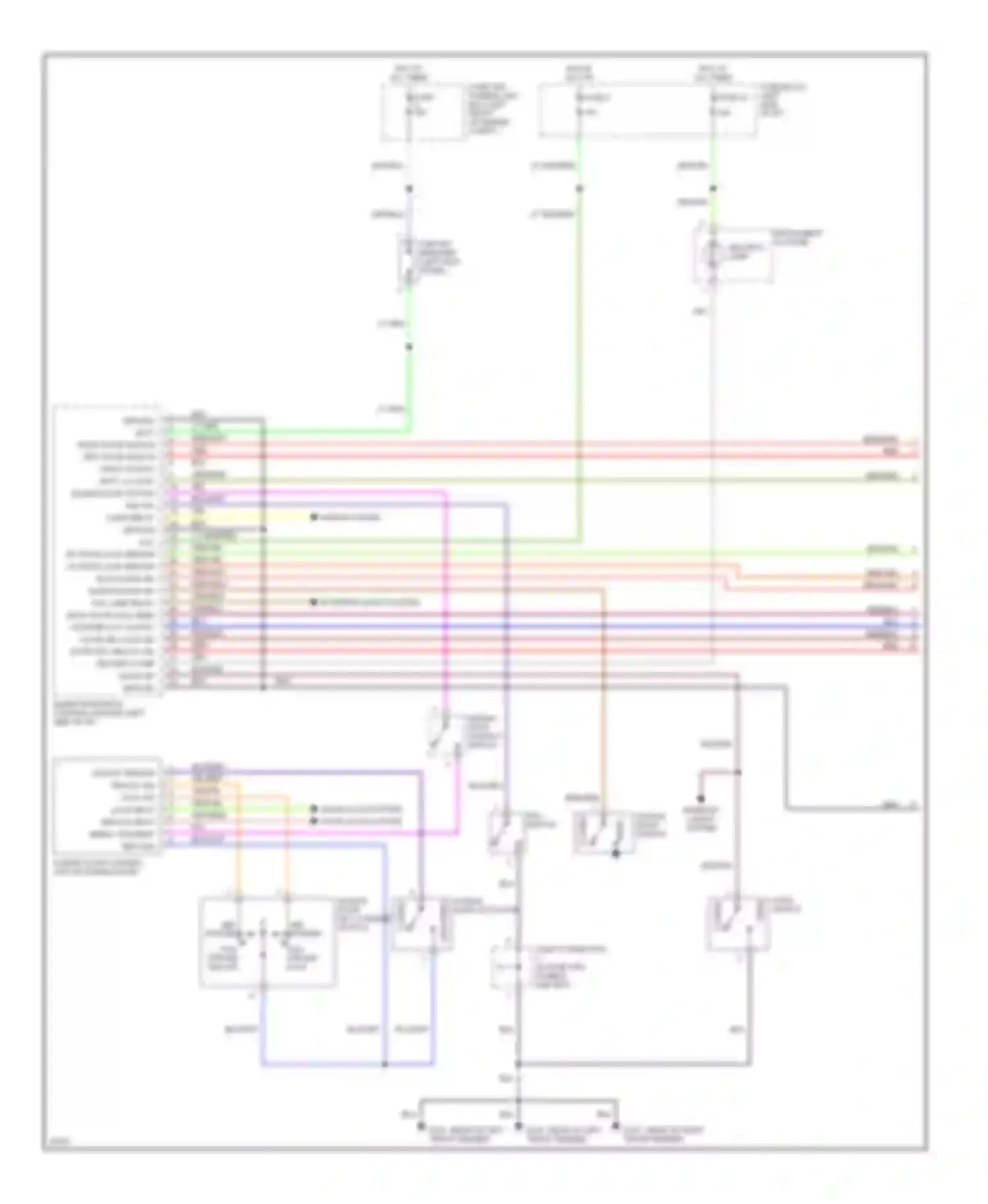 Quest Nissan I (1992-1998): Anti-theft circuit (1 of 2)