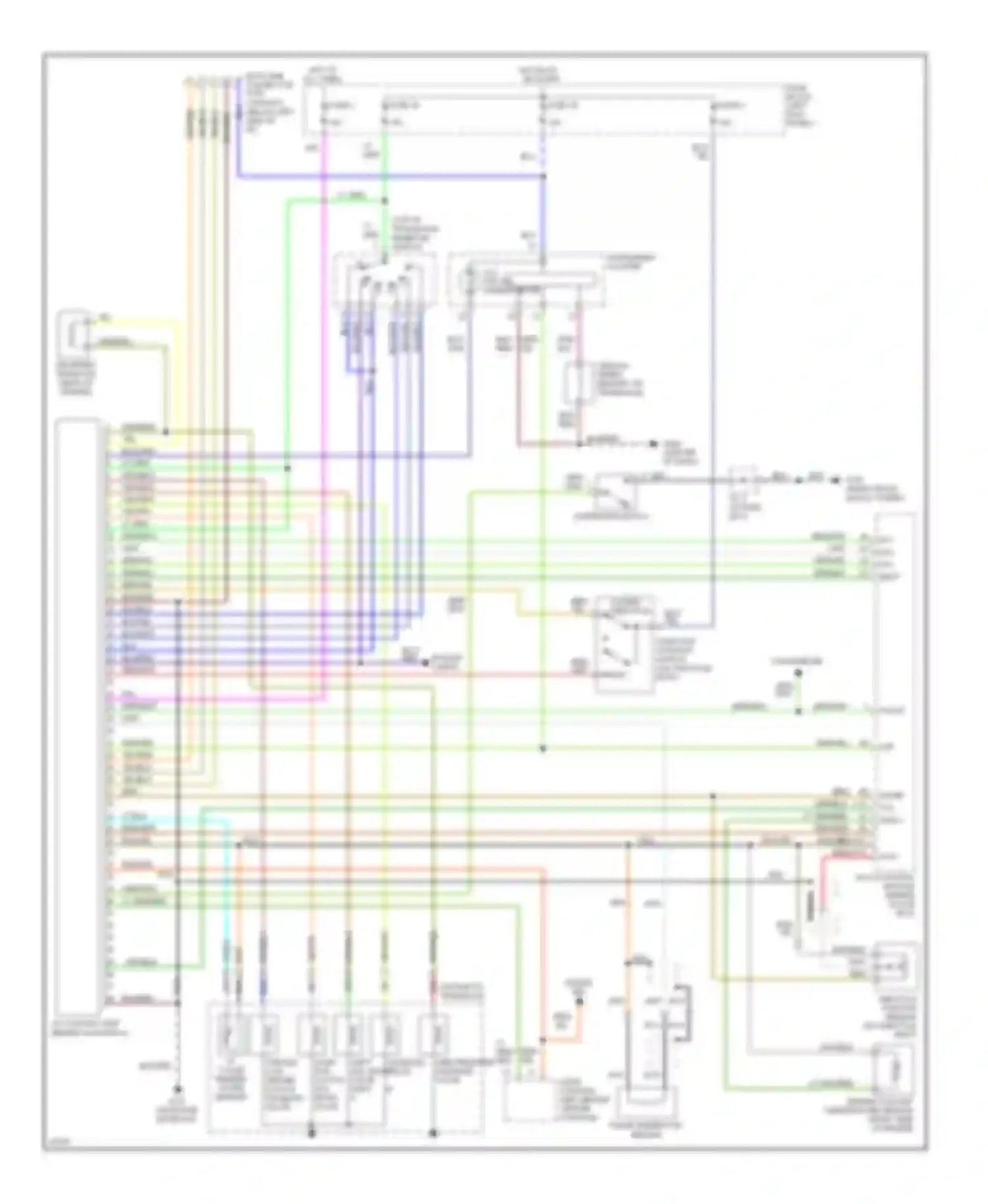 Quest Nissan I (1992-1998): Transmission circuit