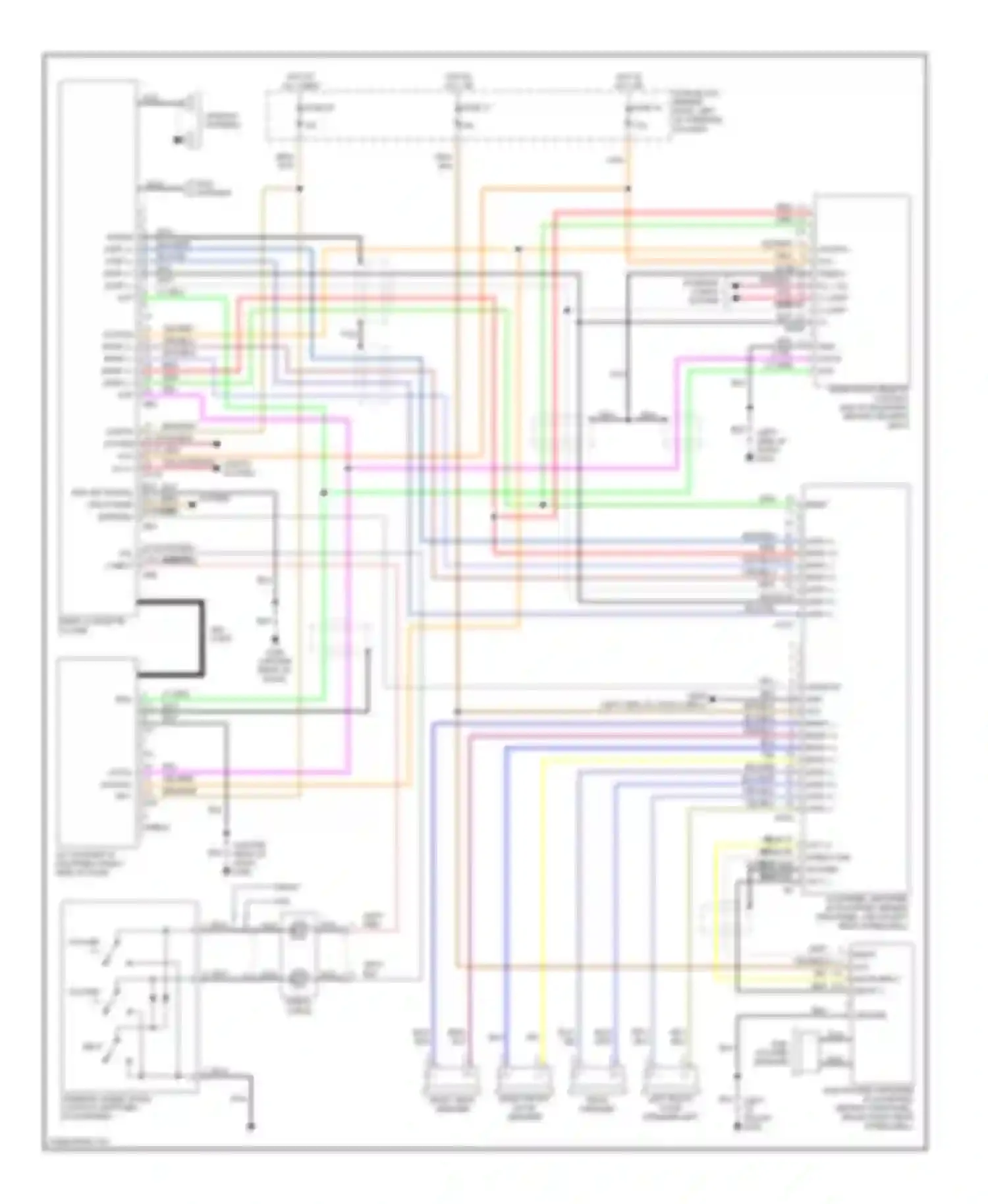 Wiring diagram gnd ant-signal pae power antenna system for Nissan Quest I (1992-1998) (1 of 1)