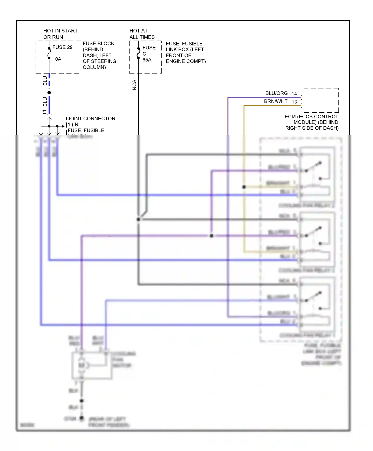 Wiring diagram nca for Nissan Quest I (1992-1998) (5 of 20)