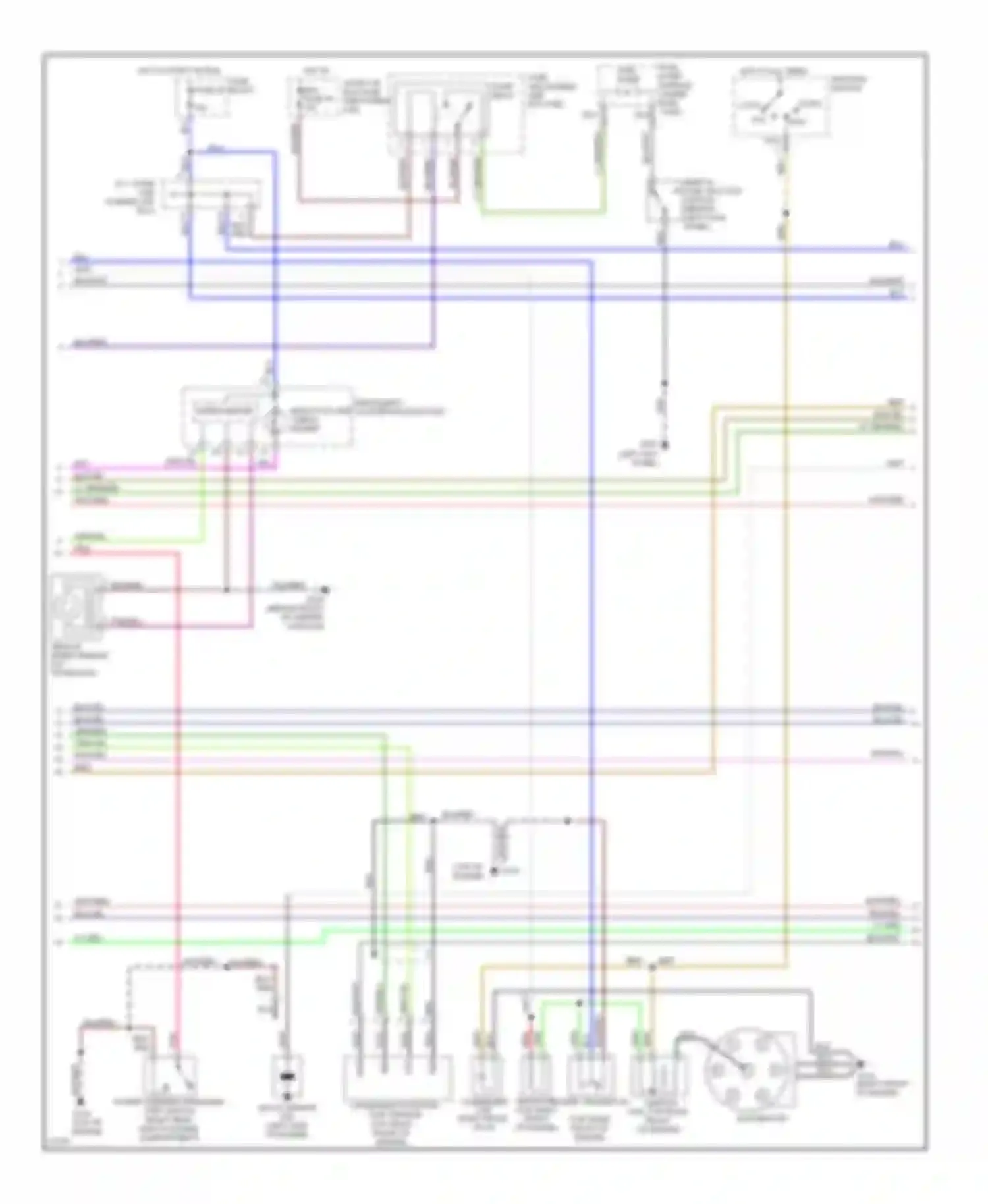 Wiring diagram (right front of engine for Nissan Quest I (1992-1998) (1 of 1)