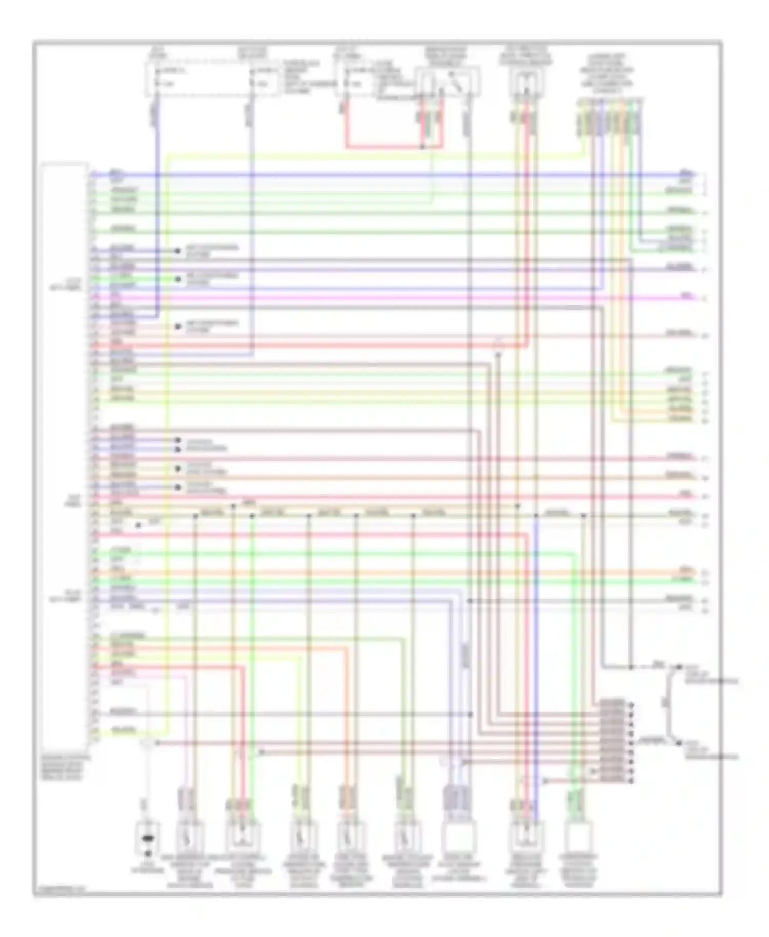 Quest Nissan II (1999-2002): Wiring diagram engine performance 3.3ls (1 of 3)