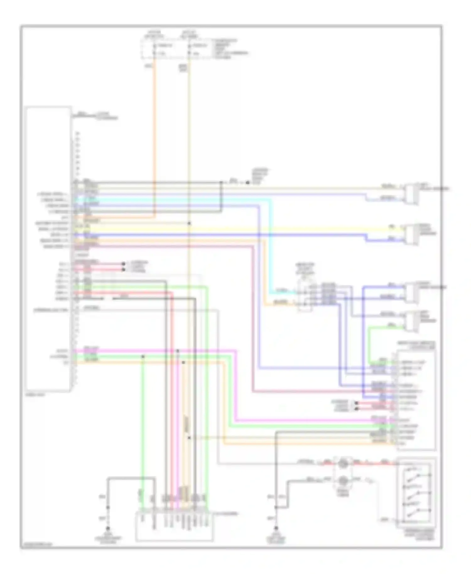 Quest Nissan II (1999-2002): Radio circuits, base radio