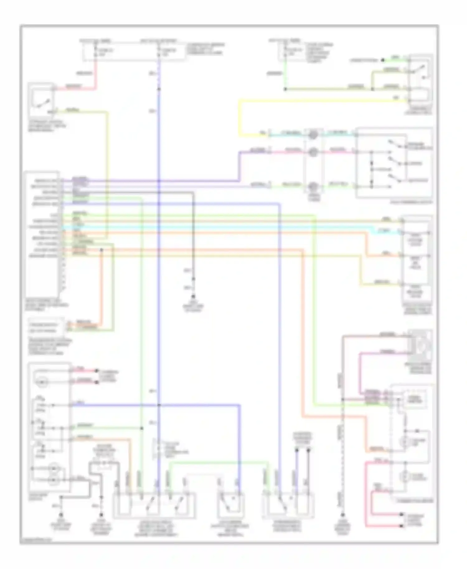 Wiring diagram fuse 29 for Nissan Quest II (1999-2002) (4 of 14)