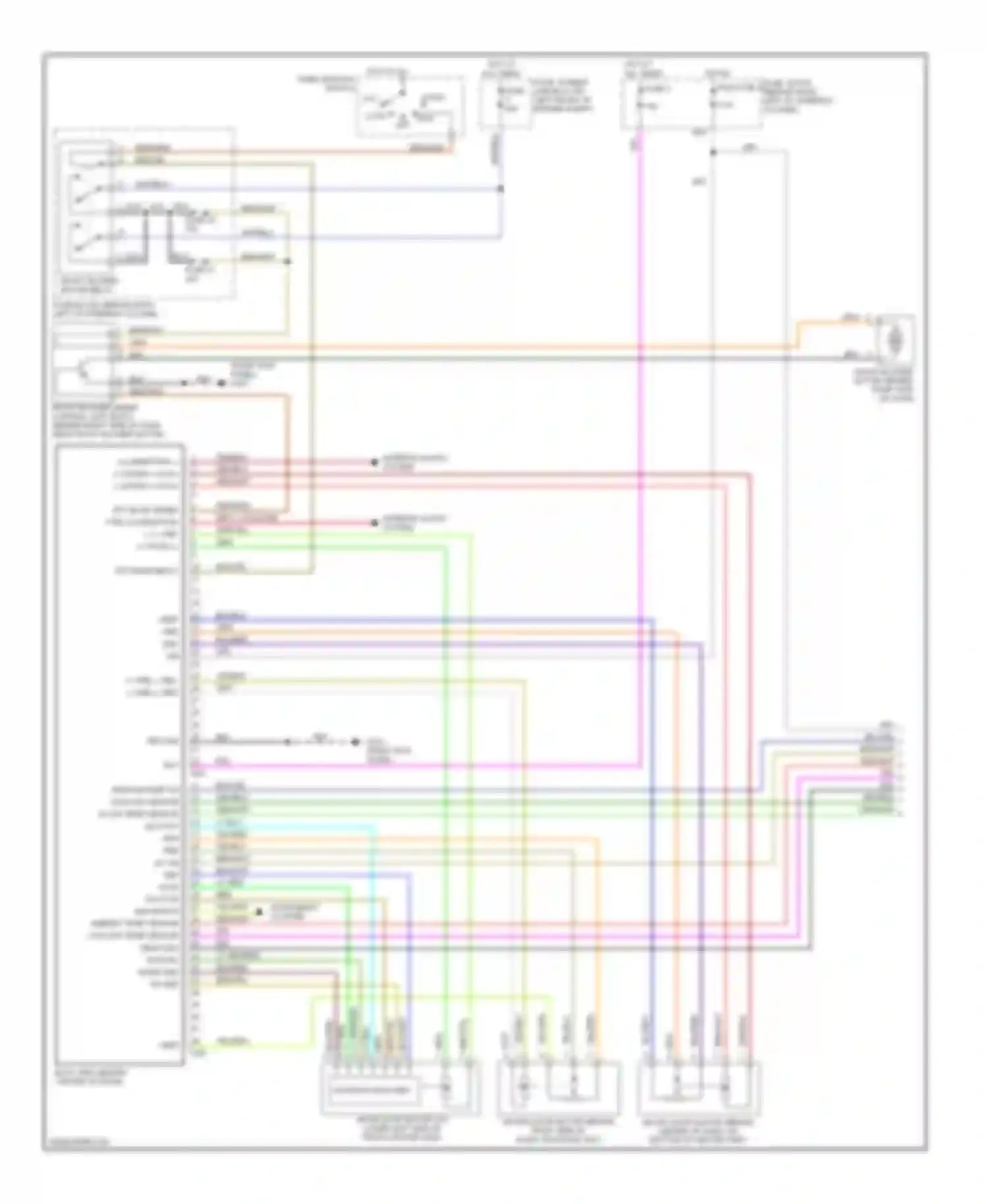 Wiring diagram grn/blk for Nissan Quest II (1999-2002) (1 of 12)