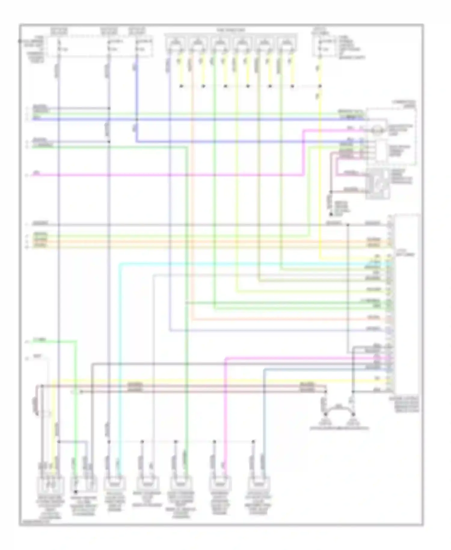 Wiring diagram malfunction indicator lamp for Nissan Quest II (1999-2002) (1 of 1)