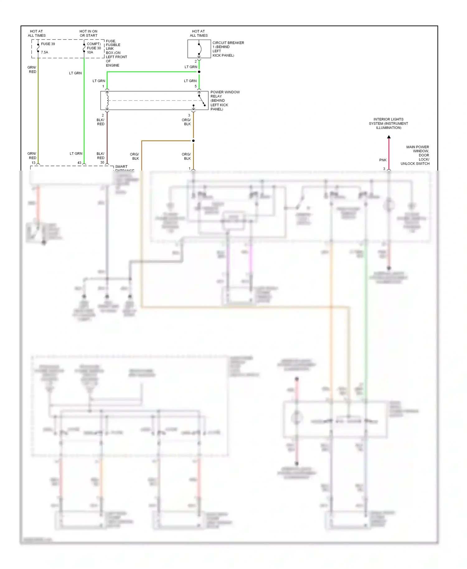 Wiring diagram nca for Nissan Quest II (1999-2002) (7 of 14)
