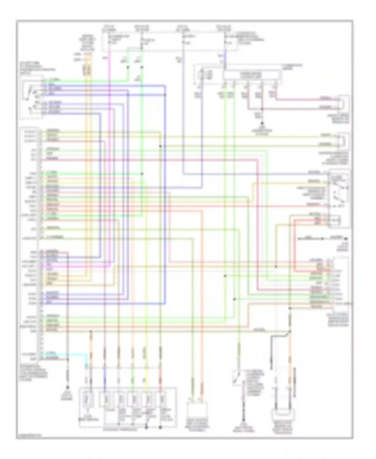 Wiring diagram red for Nissan Quest II (1999-2002) (31 of 36)