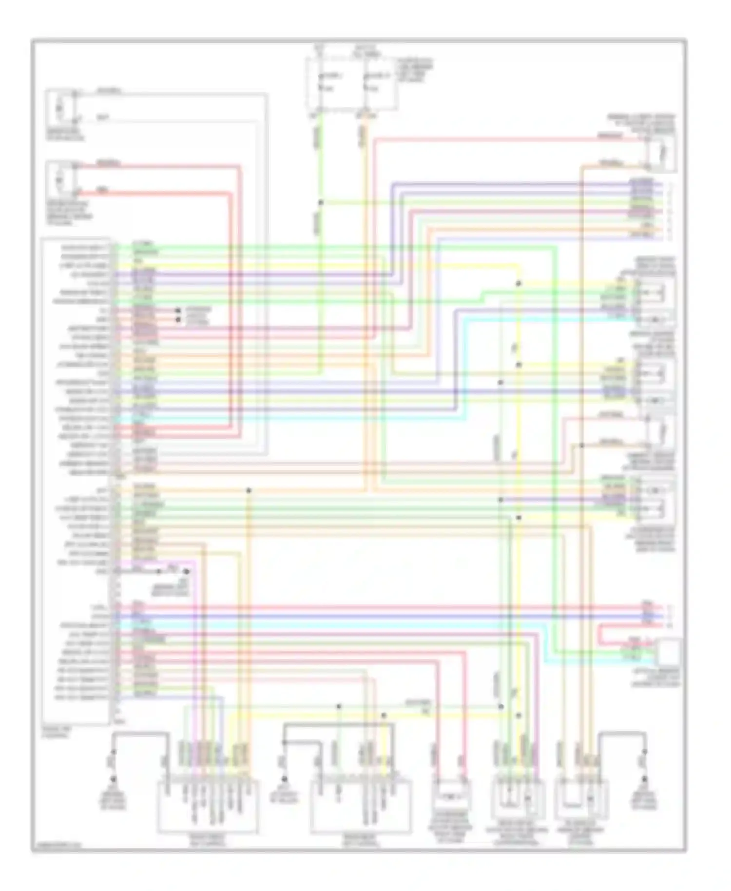 Quest Nissan III (2003-2009): Automatic a/c circuit (1 of 3)