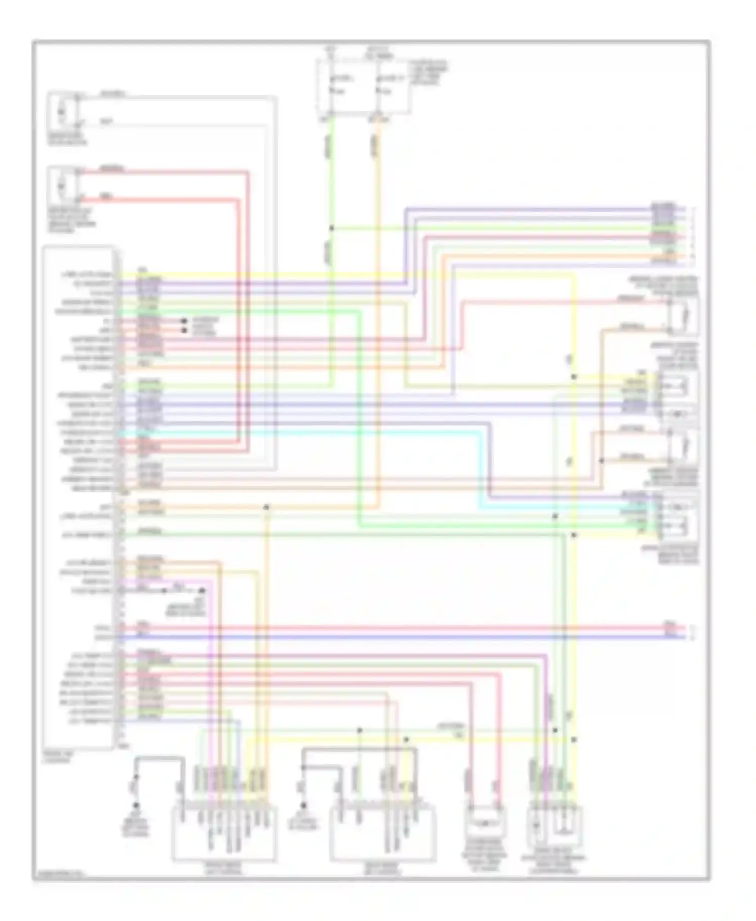 Quest Nissan III (2003-2009): Manual a/c circuit (1 of 3)