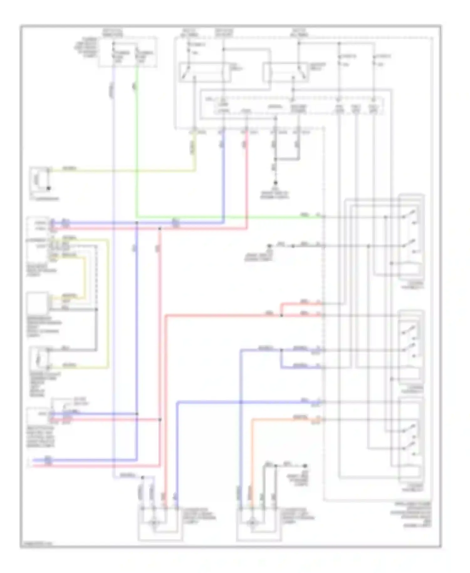 Quest Nissan III (2003-2009): Manual a/c circuit (3 of 3)
