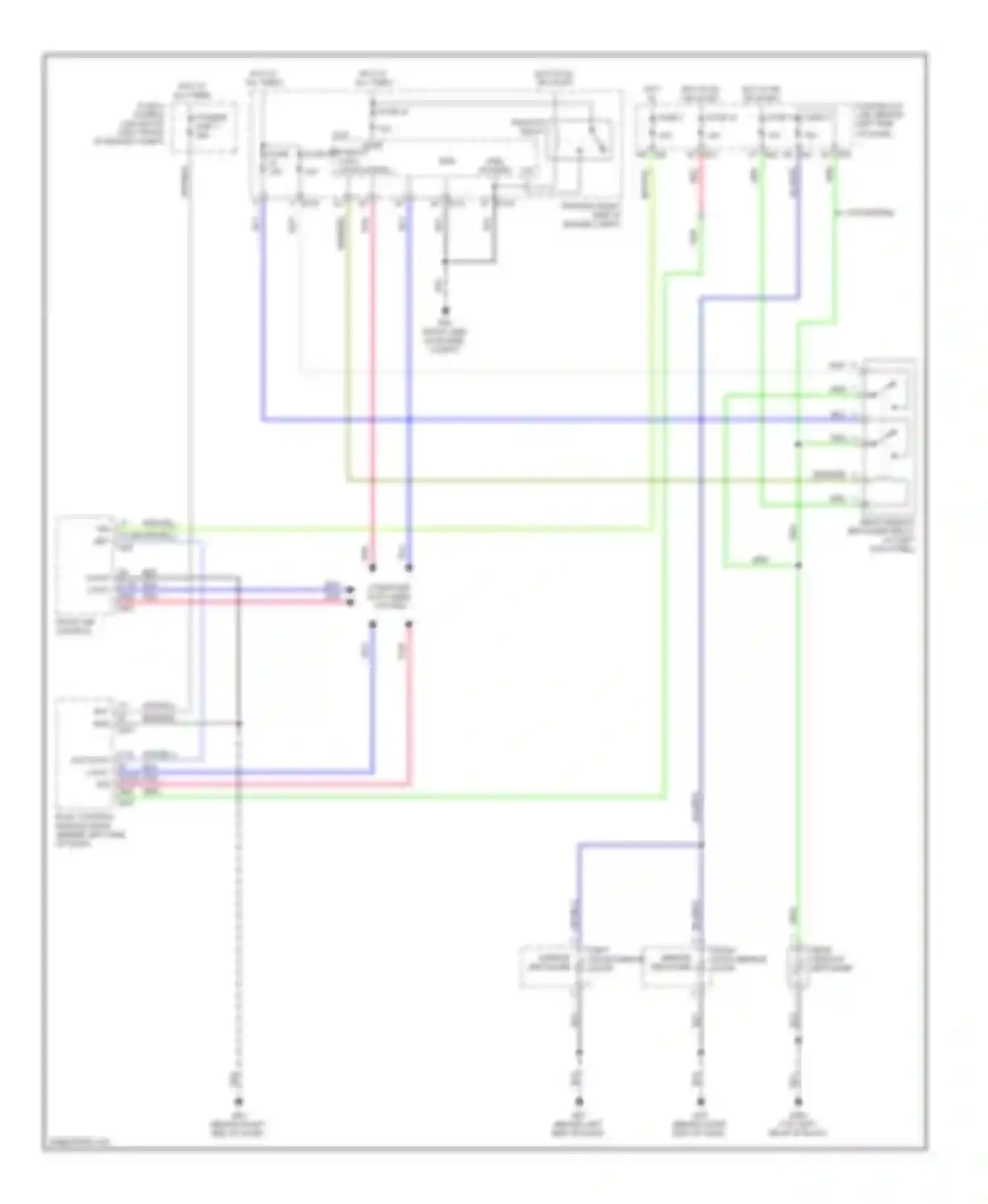 Quest Nissan III (2003-2009): Defoggers circuit