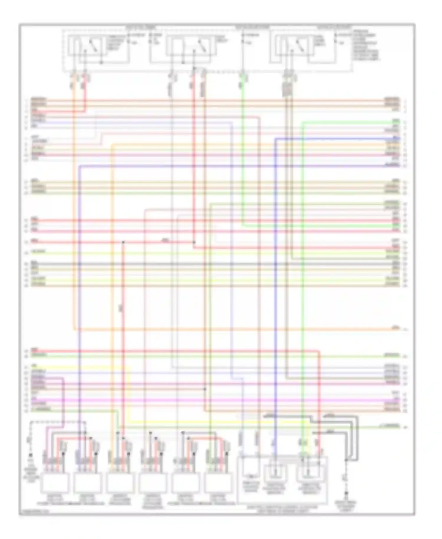 Quest Nissan III (2003-2009): Wiring diagram engine performance 3.5l (2 of 4)