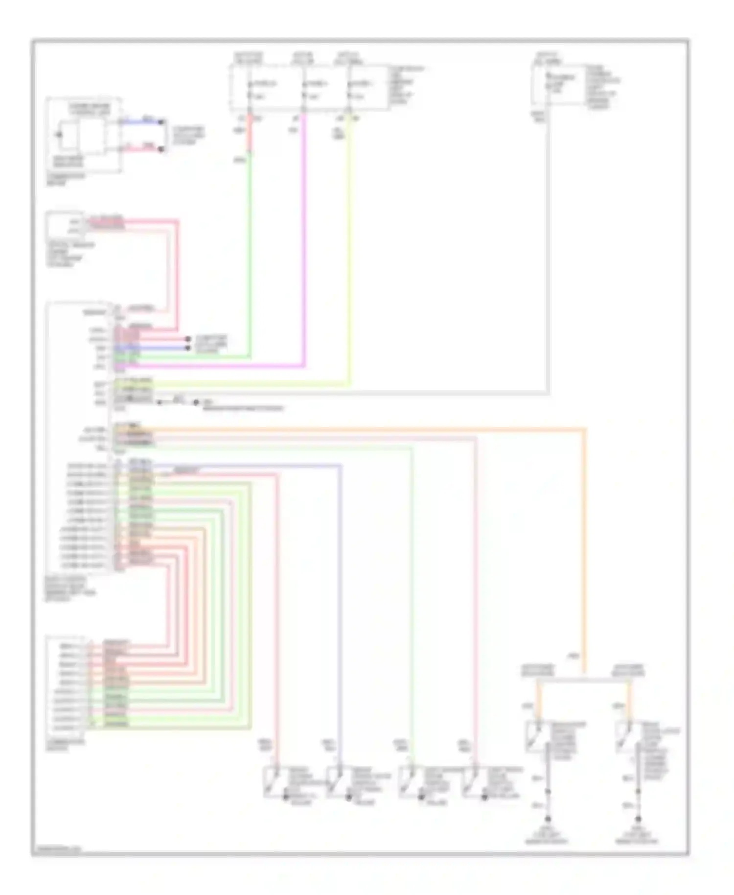 Quest Nissan III (2003-2009): Autolamps circuit, without drl (1 of 2)