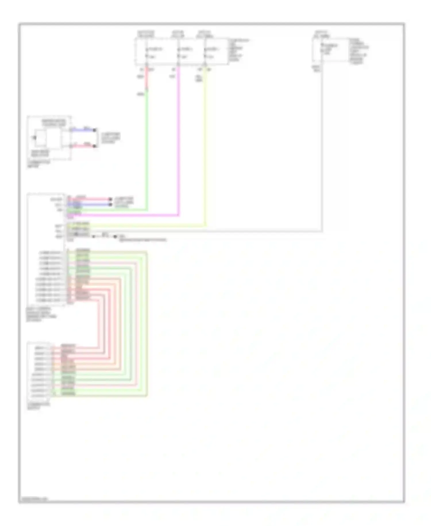Quest Nissan III (2003-2009): Headlamps circuit, without drl (1 of 2)