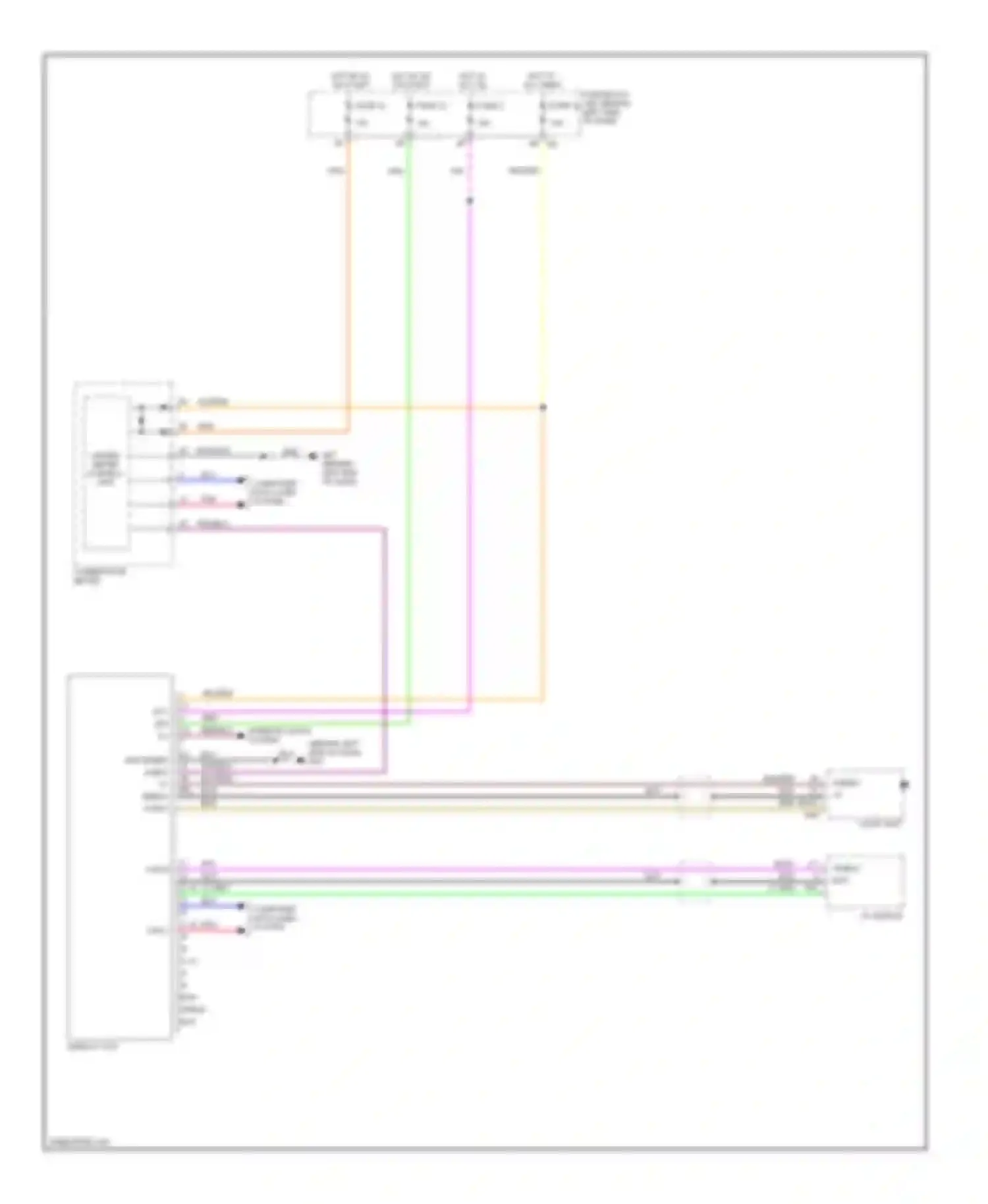 Quest Nissan III (2003-2009): Display circuit, without color display