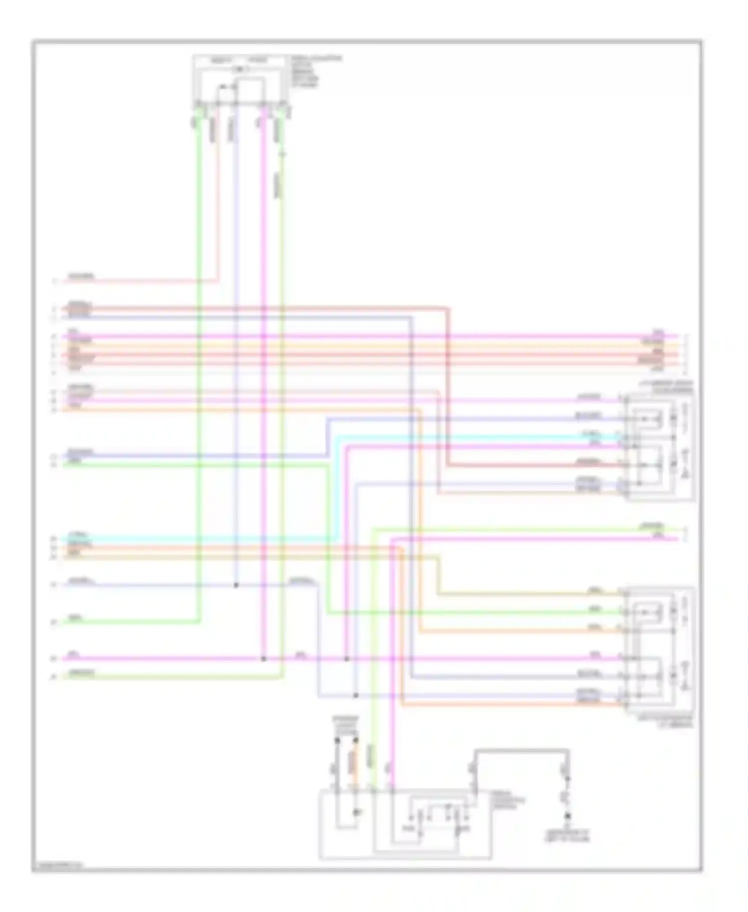 Quest Nissan III (2003-2009): Memory systems circuit (2 of 3)