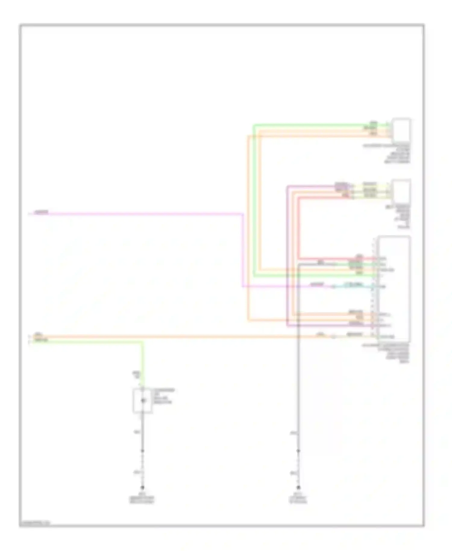 Quest Nissan III (2003-2009): Supplemental restraints circuit (3 of 3)