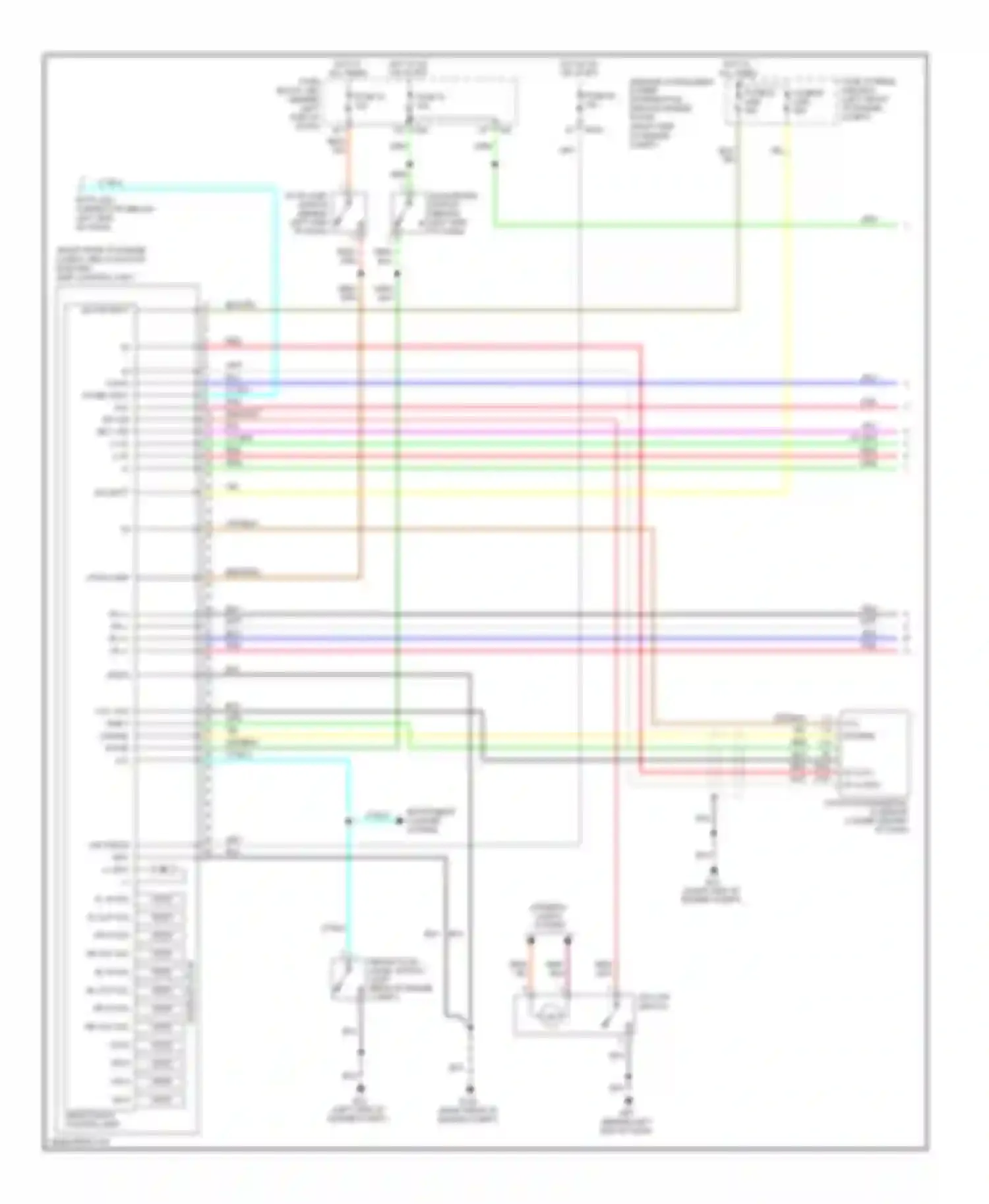 Wiring diagram blk for Nissan Quest III (2003-2009) (2 of 88)