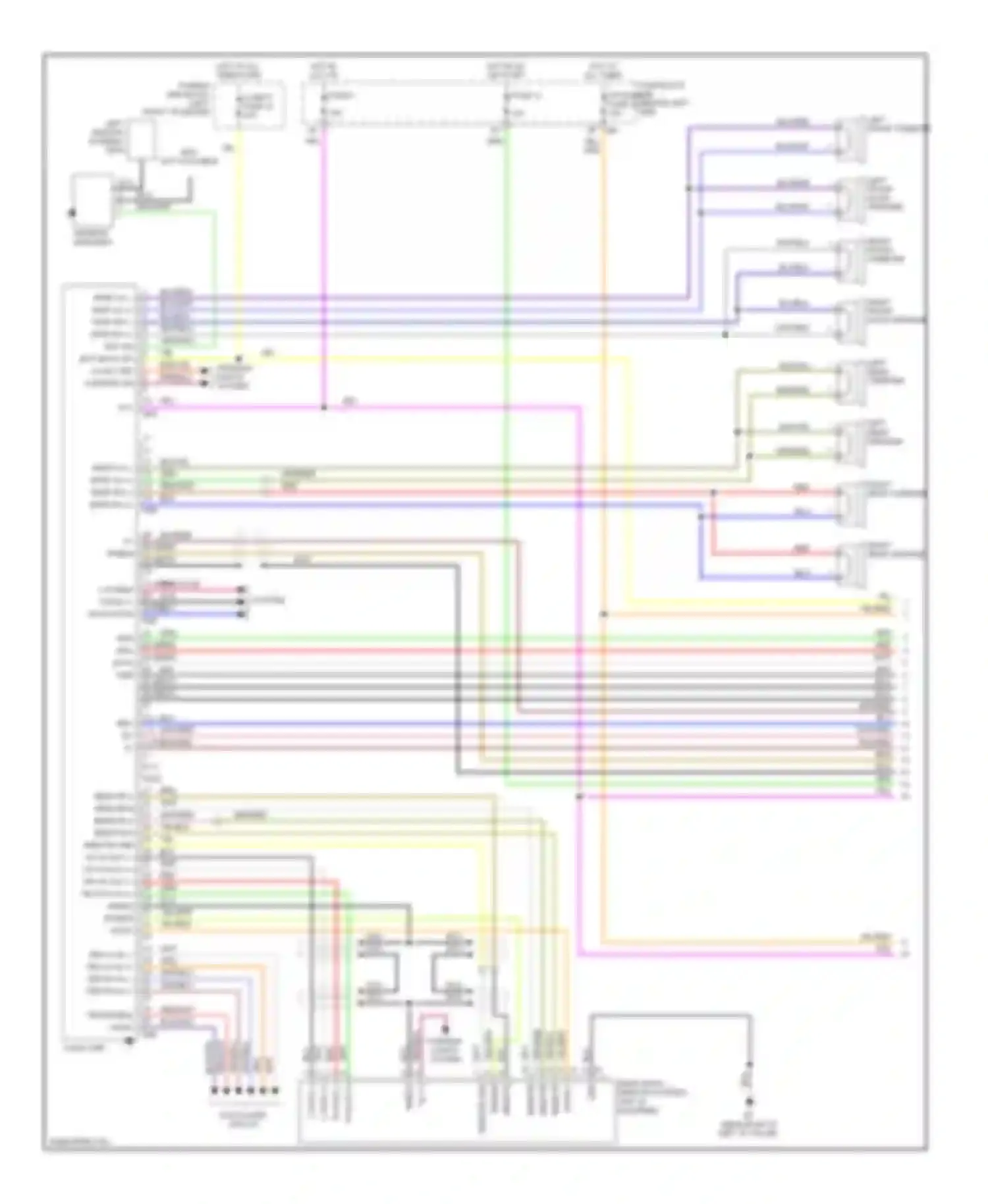 Wiring diagram blk/red for Nissan Quest III (2003-2009) (1 of 20)