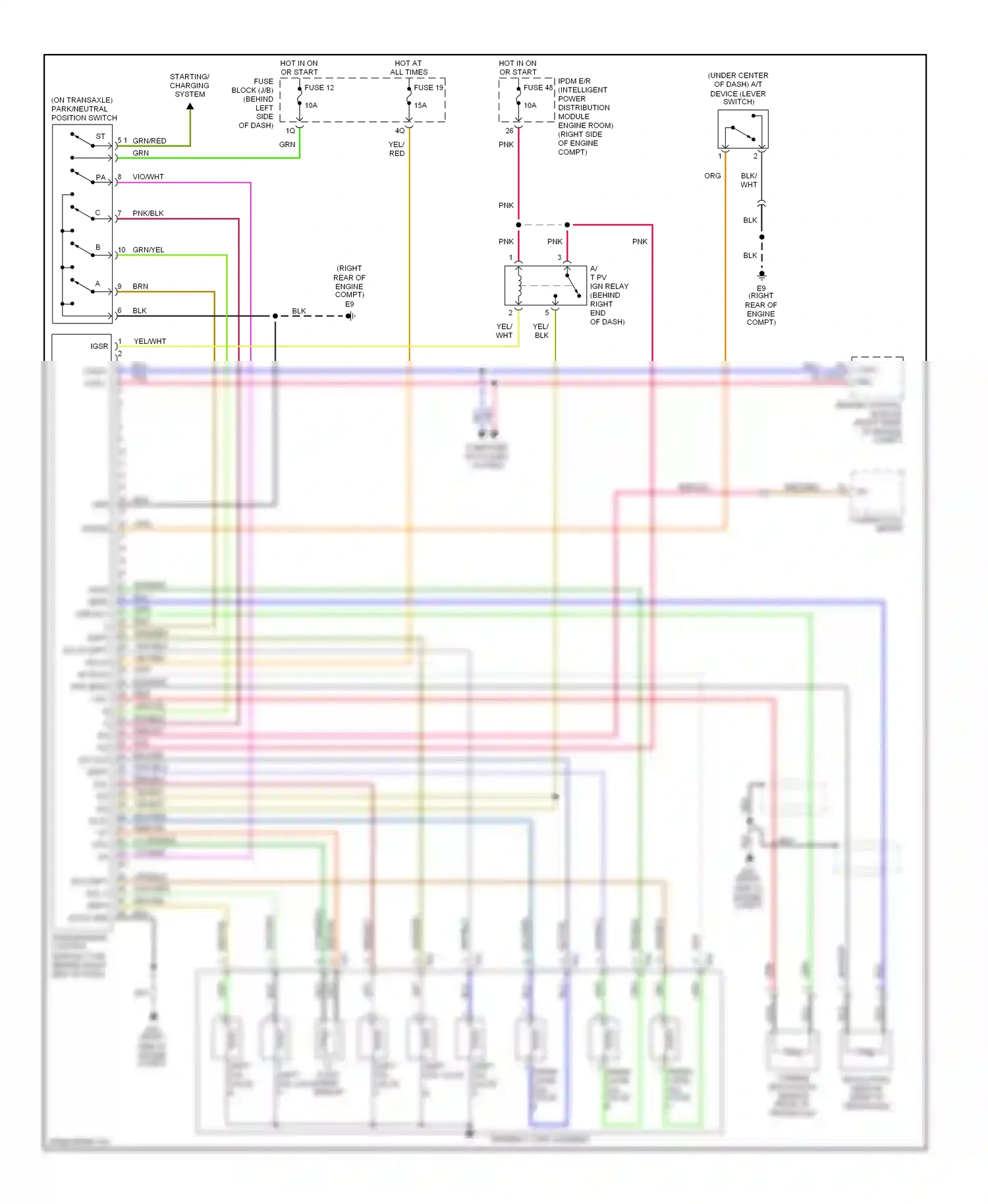 Wiring diagram blu for Nissan Quest III (2003-2009) (61 of 76)