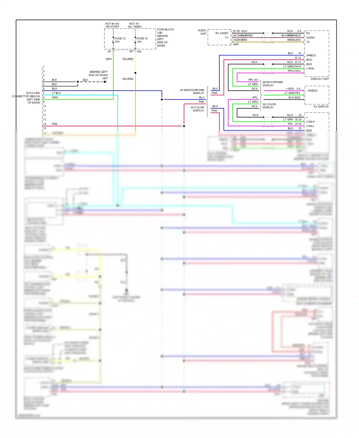 Wiring diagram blu for Nissan Quest III (2003-2009) (12 of 76)