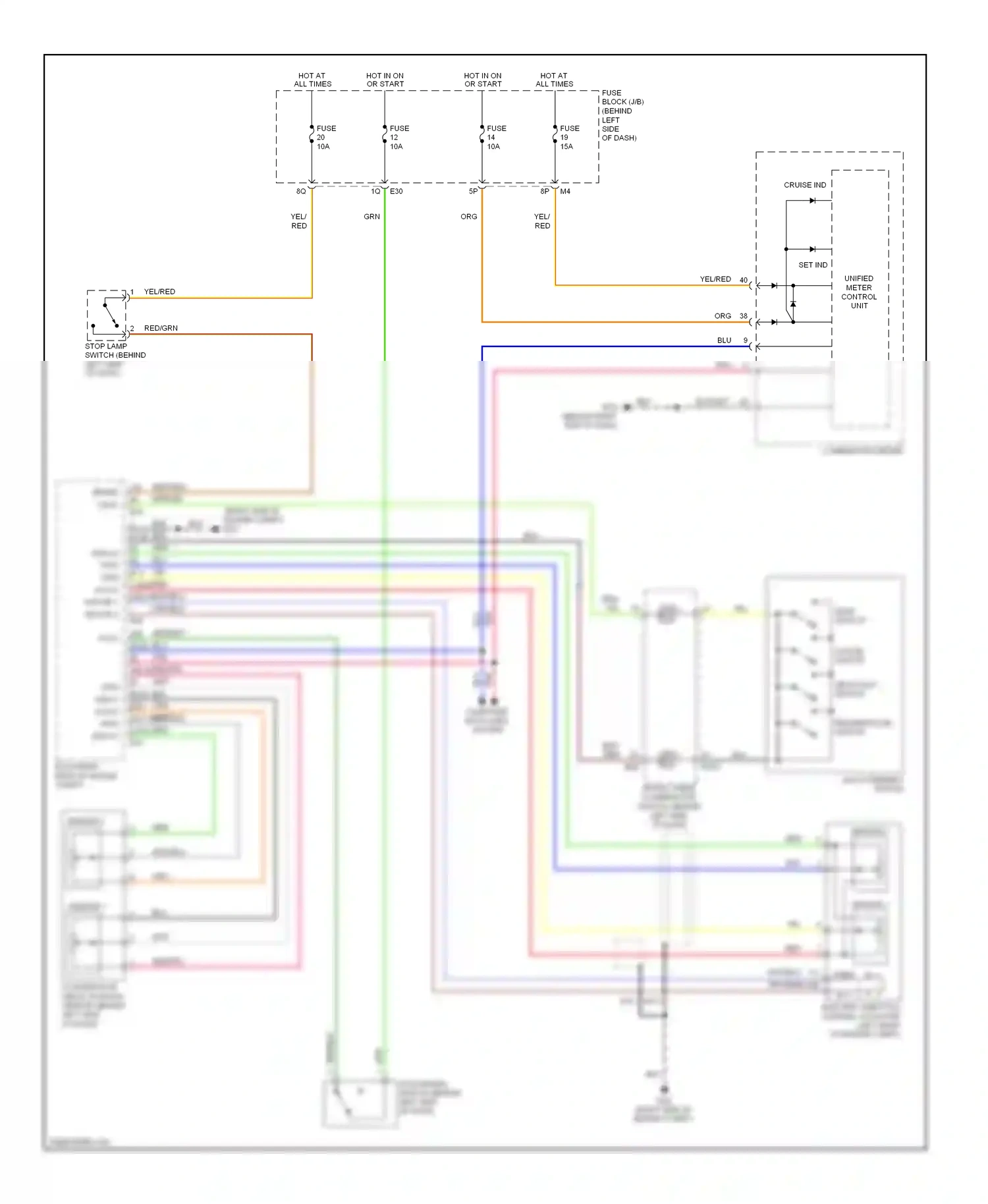 Wiring diagram blu for Nissan Quest III (2003-2009) (14 of 76)