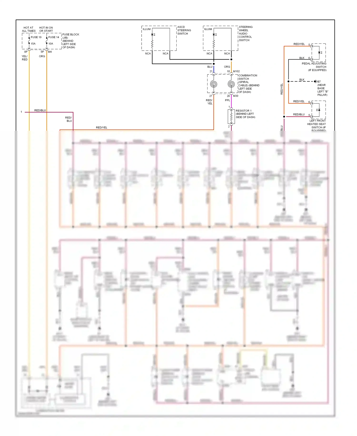 Wiring diagram blu for Nissan Quest III (2003-2009) (38 of 76)