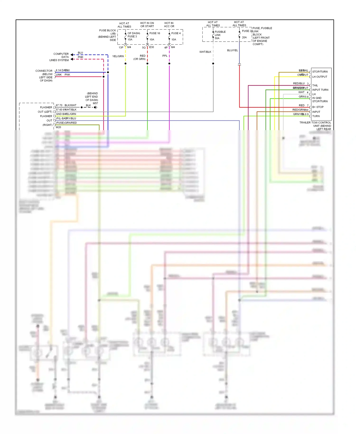 Wiring diagram blu for Nissan Quest III (2003-2009) (25 of 76)