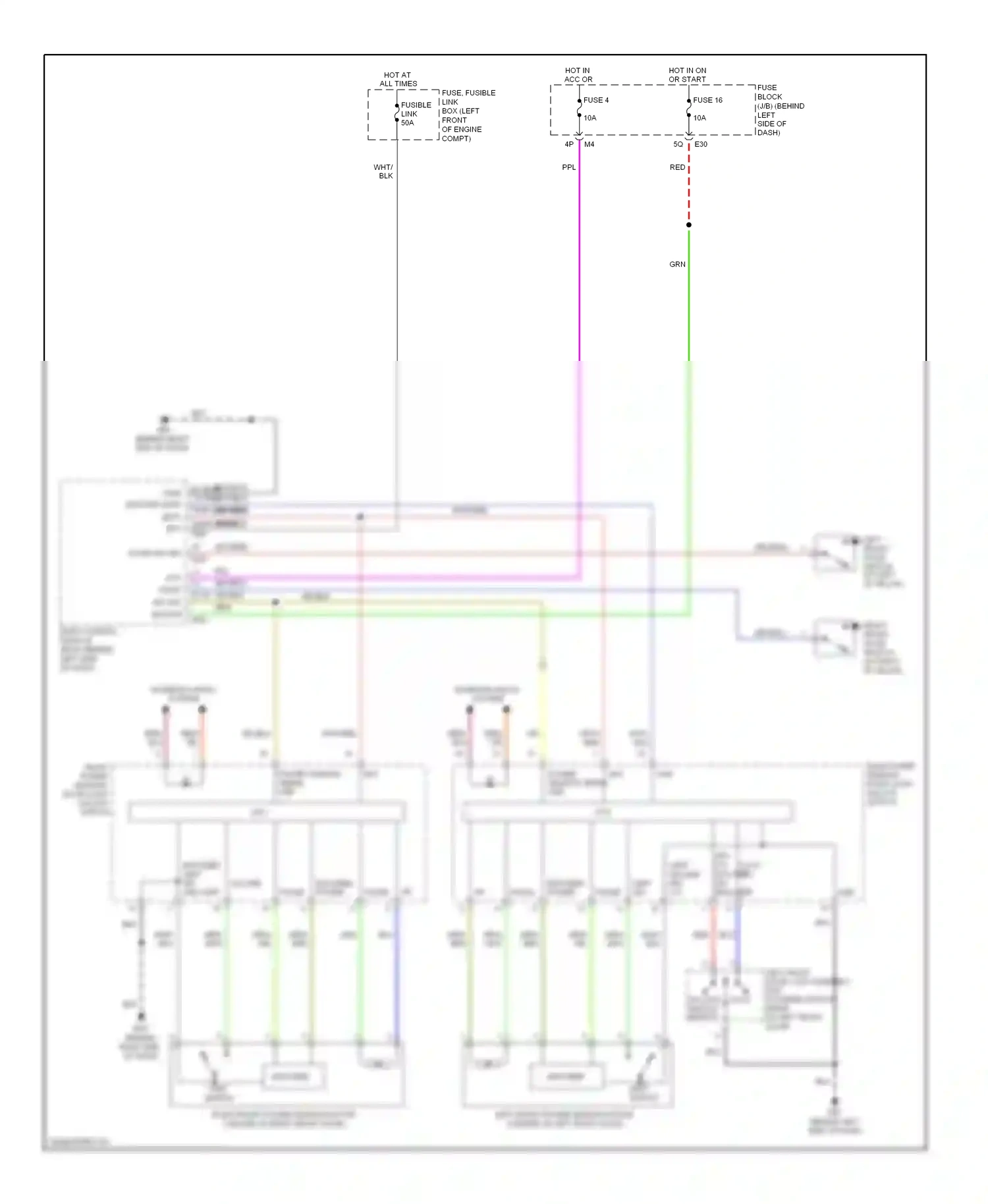Wiring diagram blu for Nissan Quest III (2003-2009) (58 of 76)