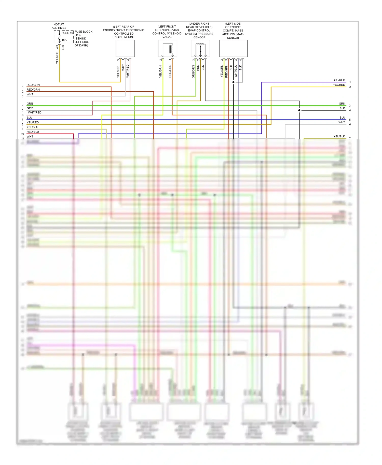 Wiring diagram blu for Nissan Quest III (2003-2009) (20 of 76)
