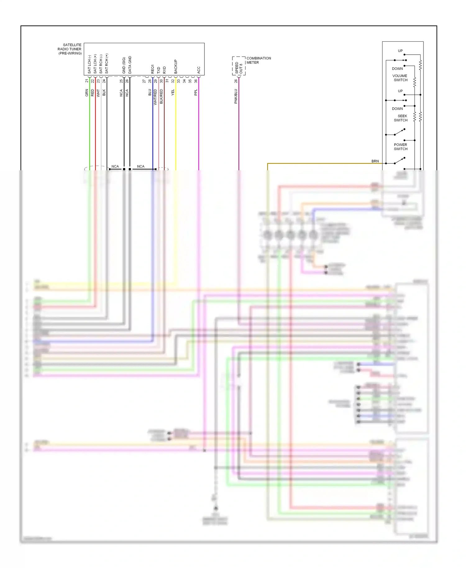 Wiring diagram blu for Nissan Quest III (2003-2009) (62 of 76)