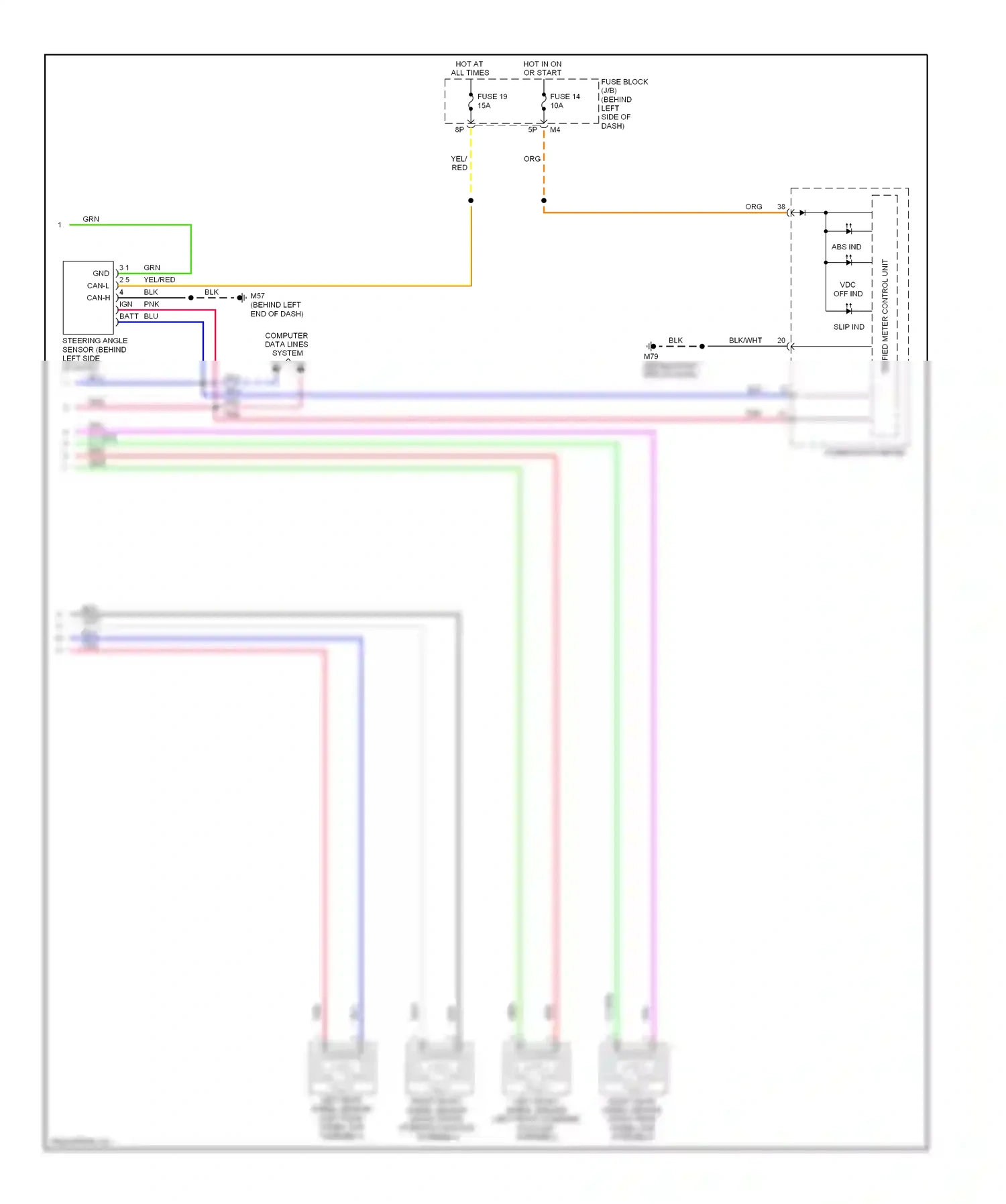 Wiring diagram blu for Nissan Quest III (2003-2009) (3 of 76)