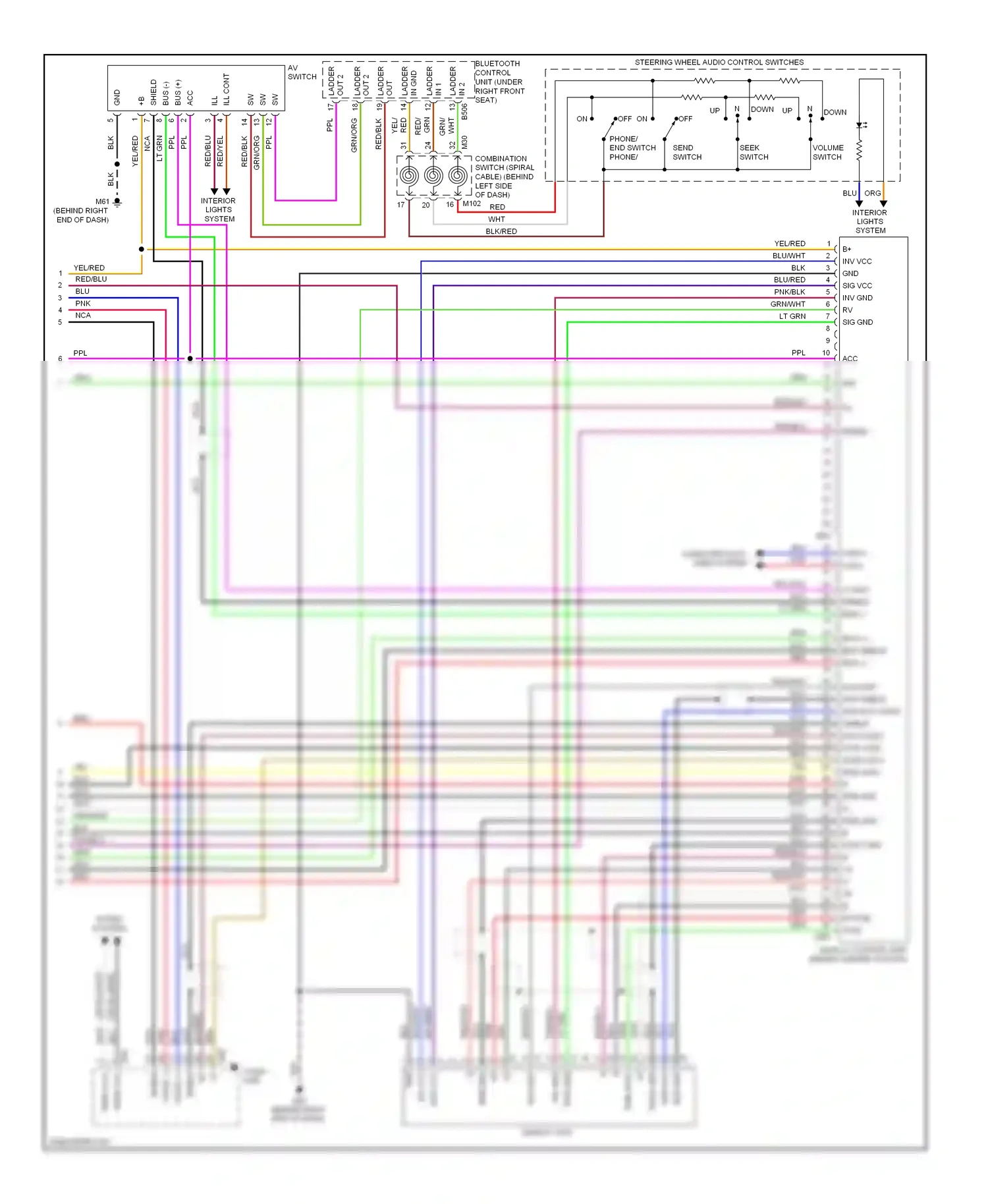 Wiring diagram blu for Nissan Quest III (2003-2009) (43 of 76)
