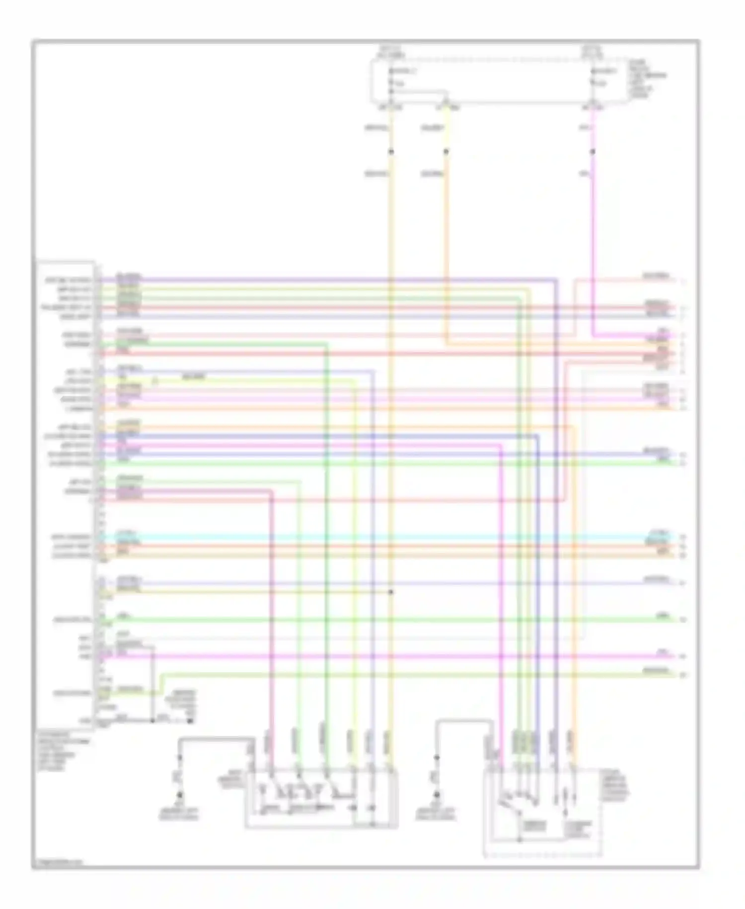 Wiring diagram change over switch for Nissan Quest III (2003-2009) (1 of 1)