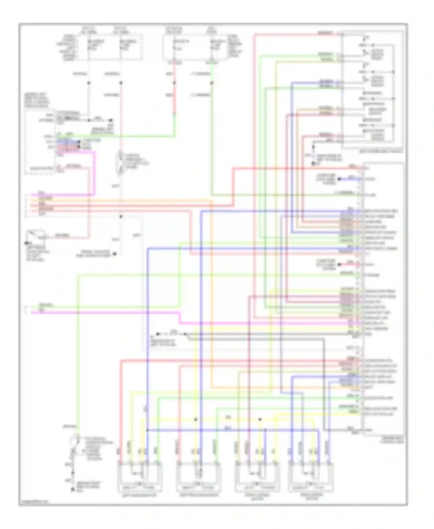Wiring diagram computer data lines system for Nissan Quest III (2003-2009) (26 of 37)
